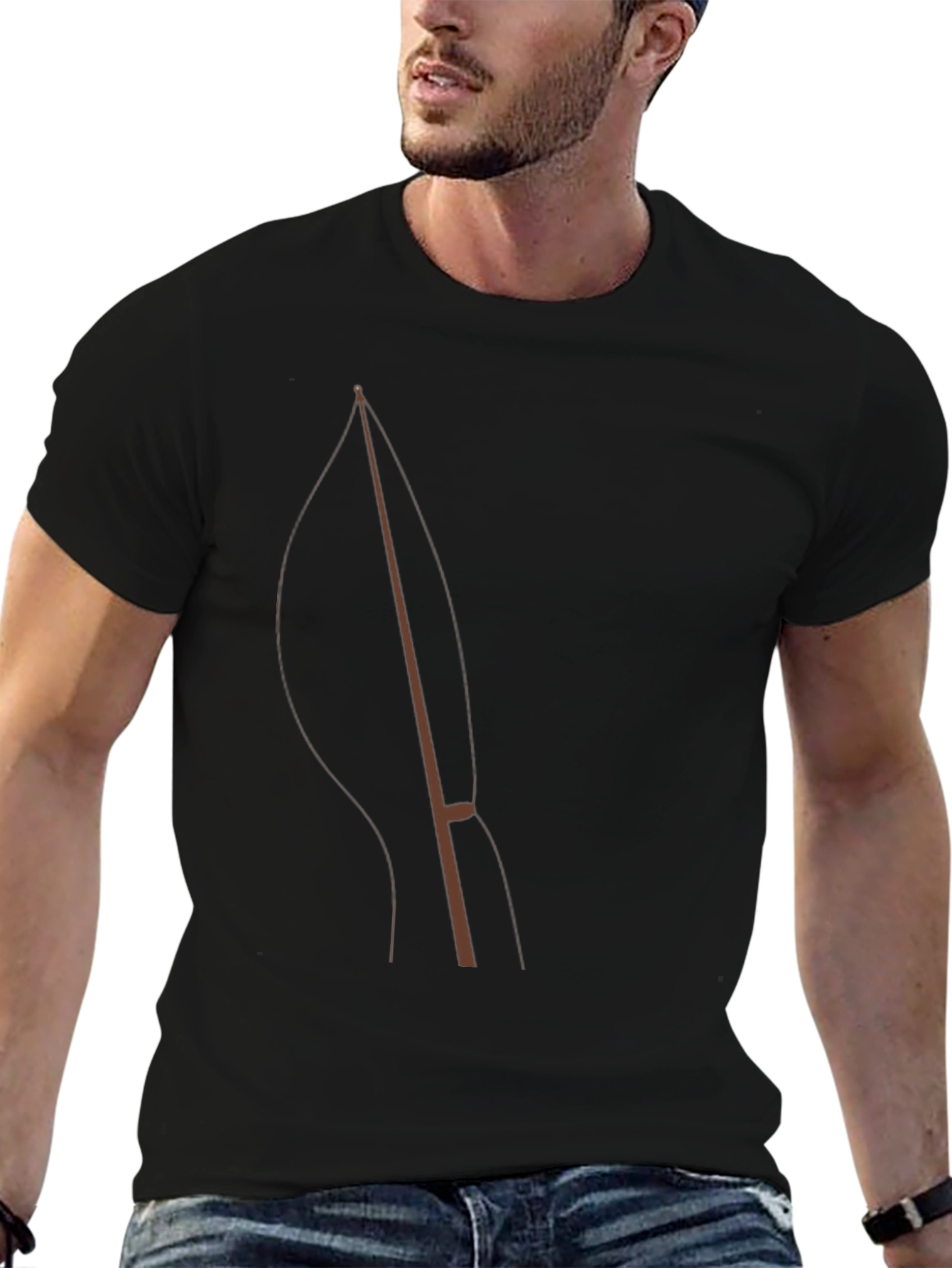 Minimalist Bow Hunting Arrow T-Shirt