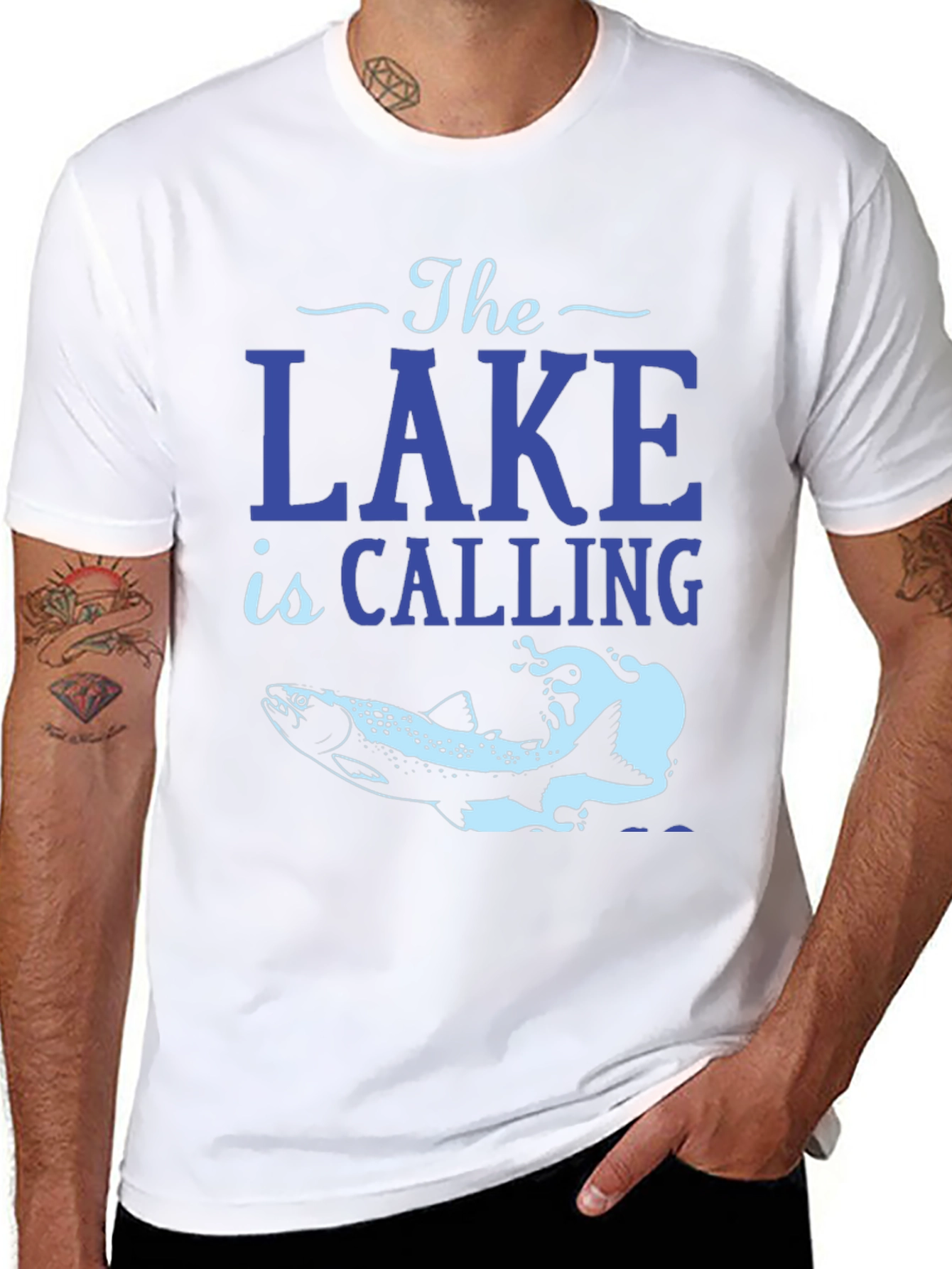 The Lake is Calling T-Shirt - Fishing Tee
