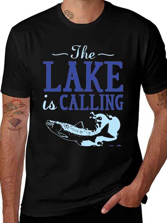 The Lake is Calling T-Shirt - Fishing Tee