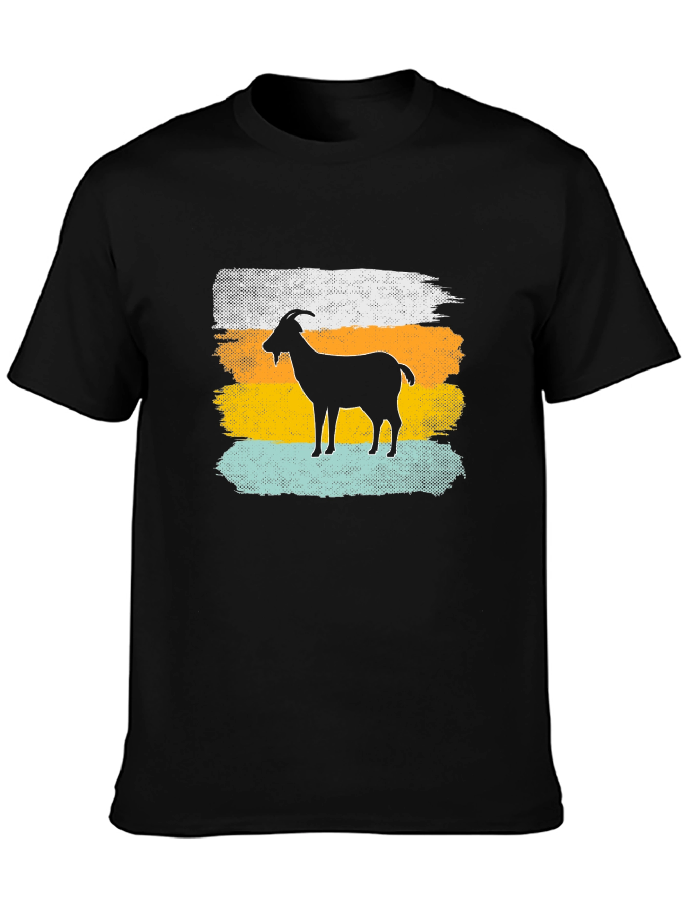 Goat Silhouette Graphic Tee - Unisex Black T-Shirt