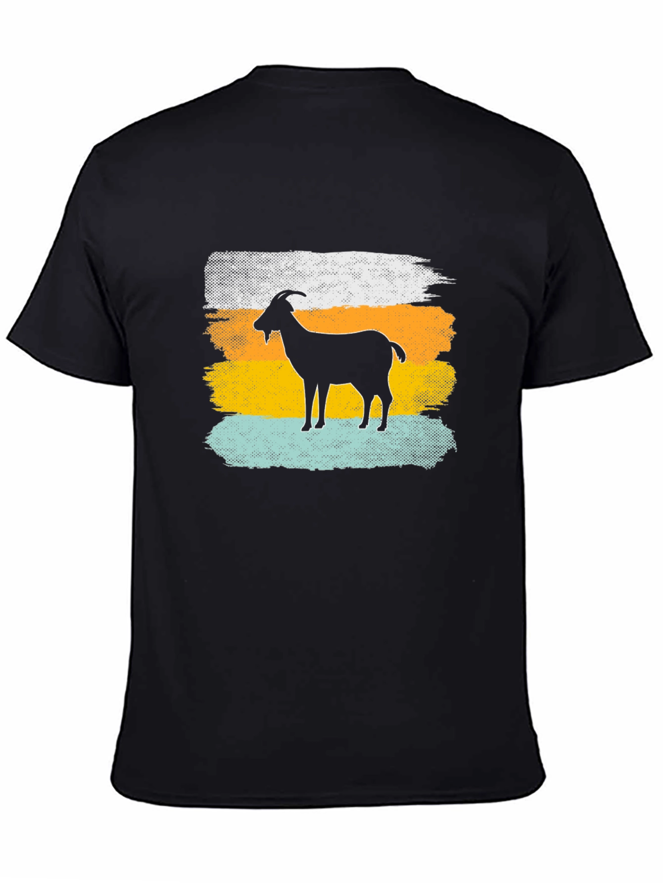 Goat Silhouette Graphic Tee - Unisex Black T-Shirt