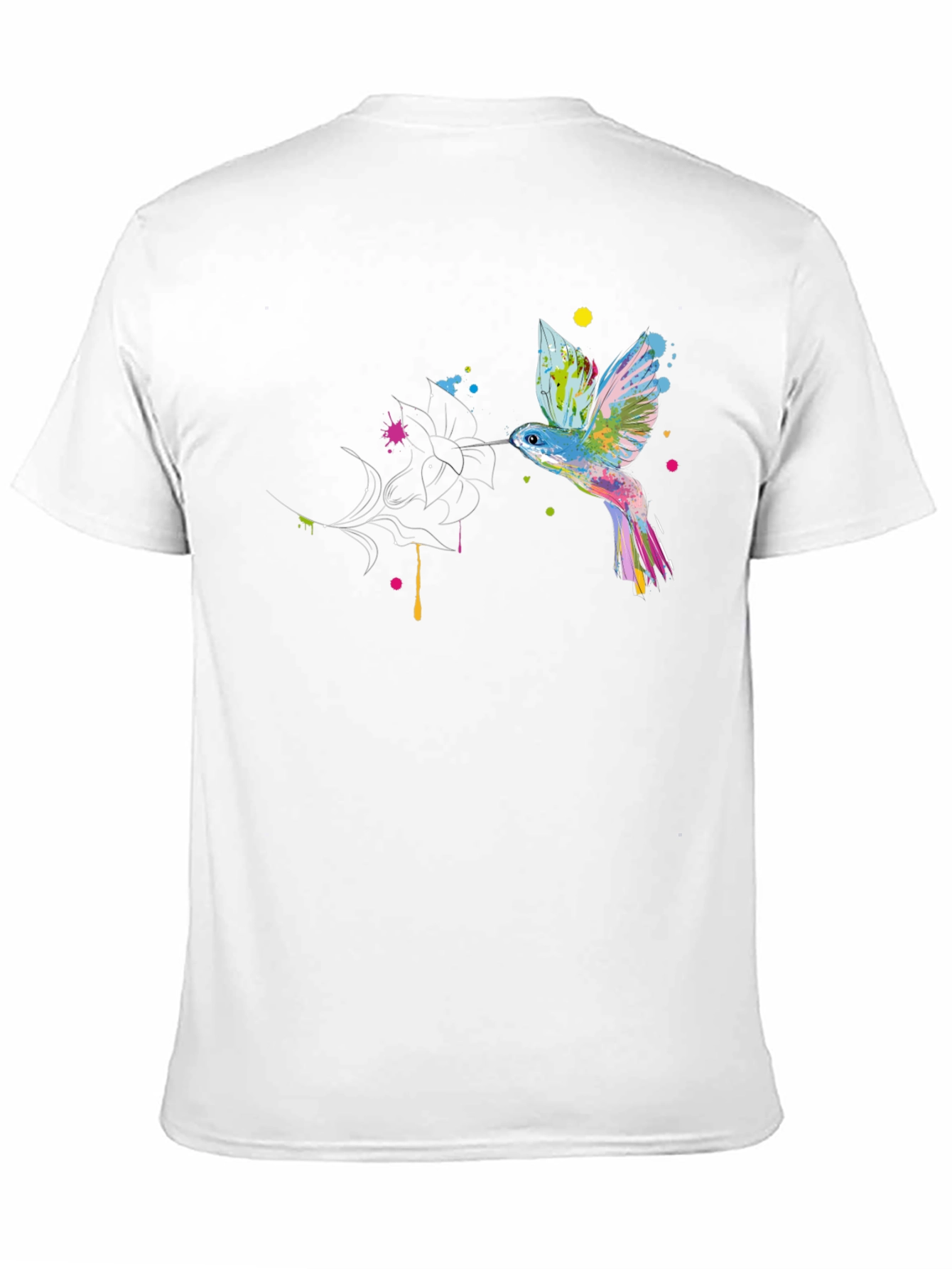 Hummingbird Graphic Black T-Shirt