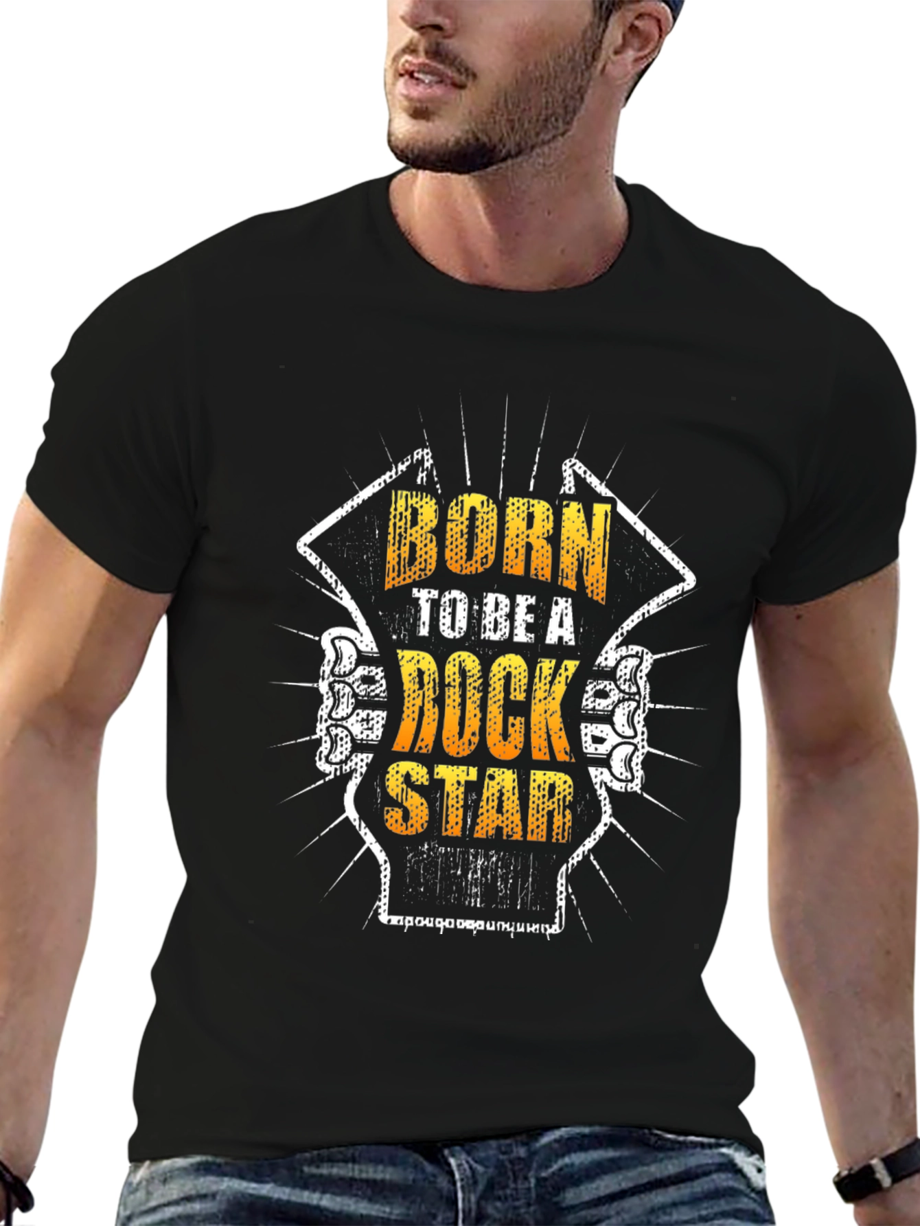 Born to be a Rock Star Graphic T-Shirt