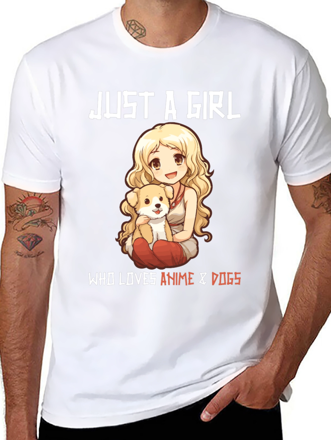 Anime and Dog Lovers T-Shirt