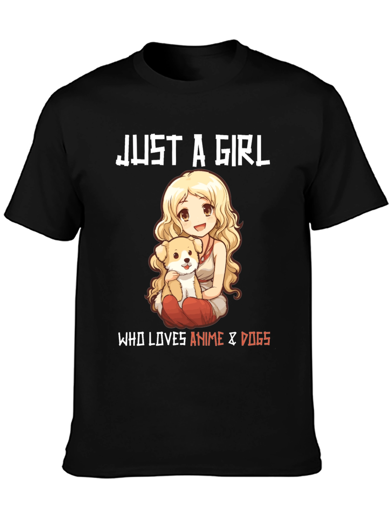 Anime and Dog Lovers T-Shirt