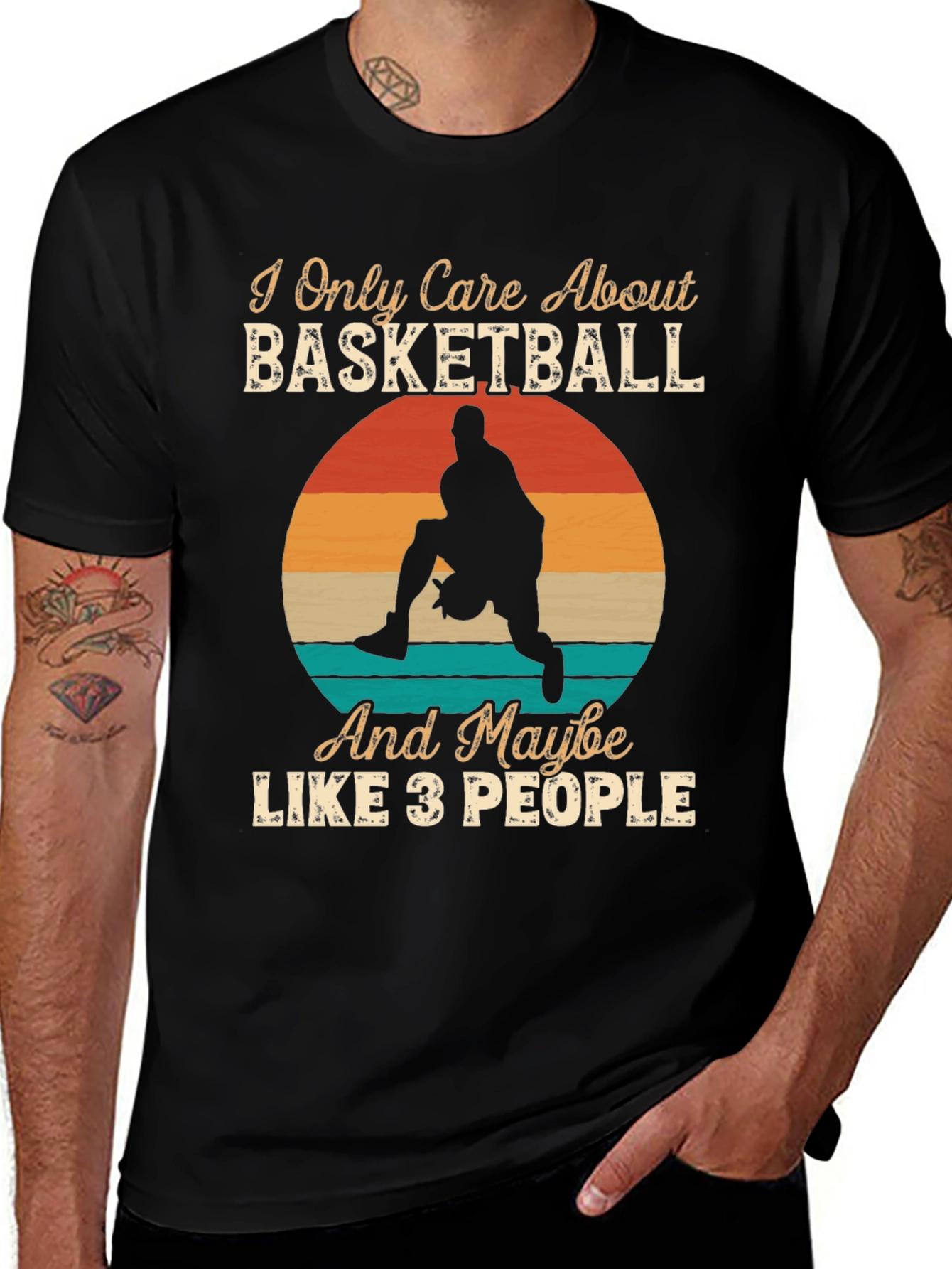 Basketball Lover Graphic T-Shirt