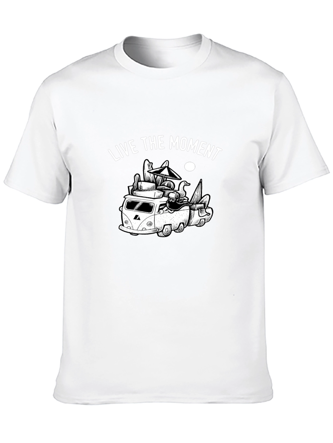 Live the Moment Surf Van Graphic Tee