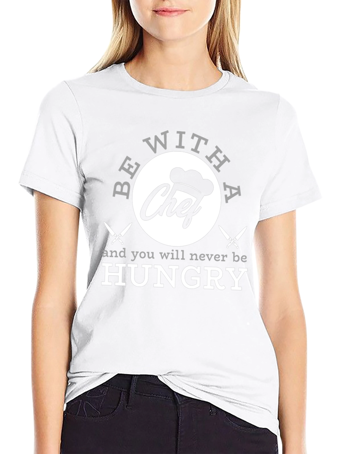 Funny Chef T-Shirt - Be With A Chef!