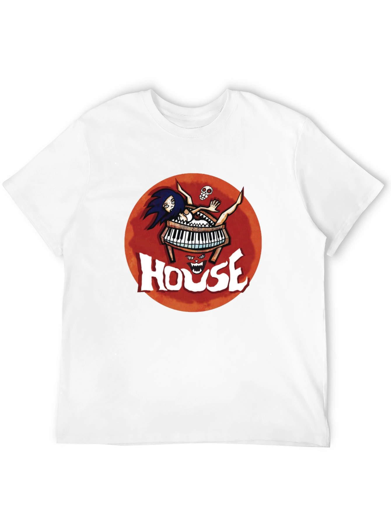 House Movie T-Shirt - Piano Horror Tee