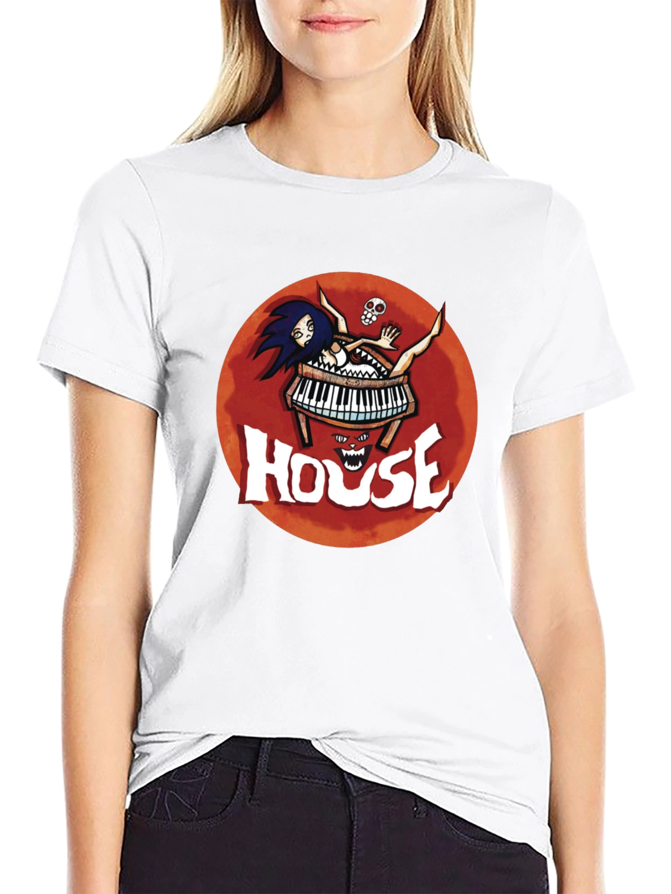 House Movie T-Shirt - Piano Horror Tee