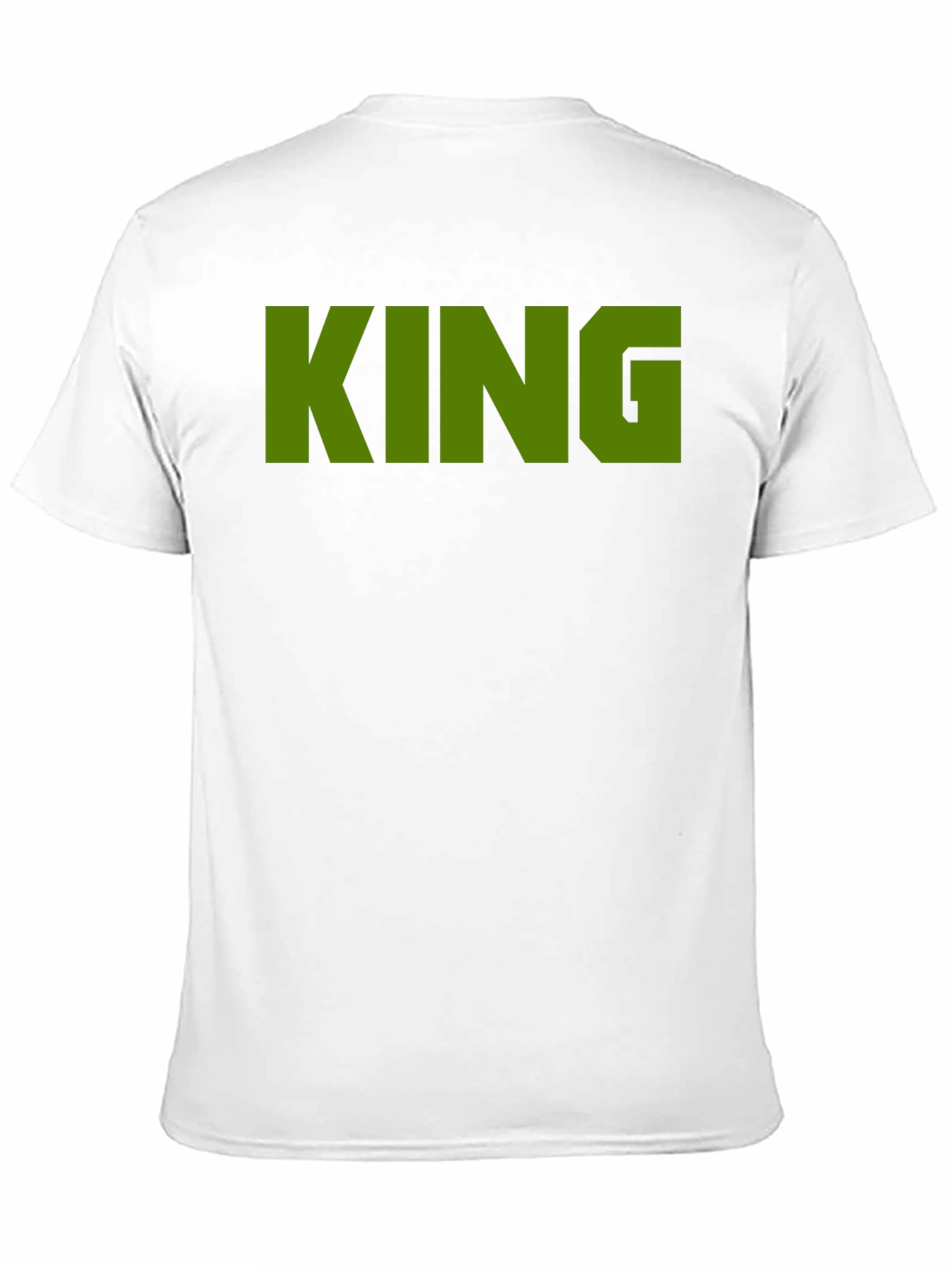 King Graphic Tee - Black Cotton T-Shirt