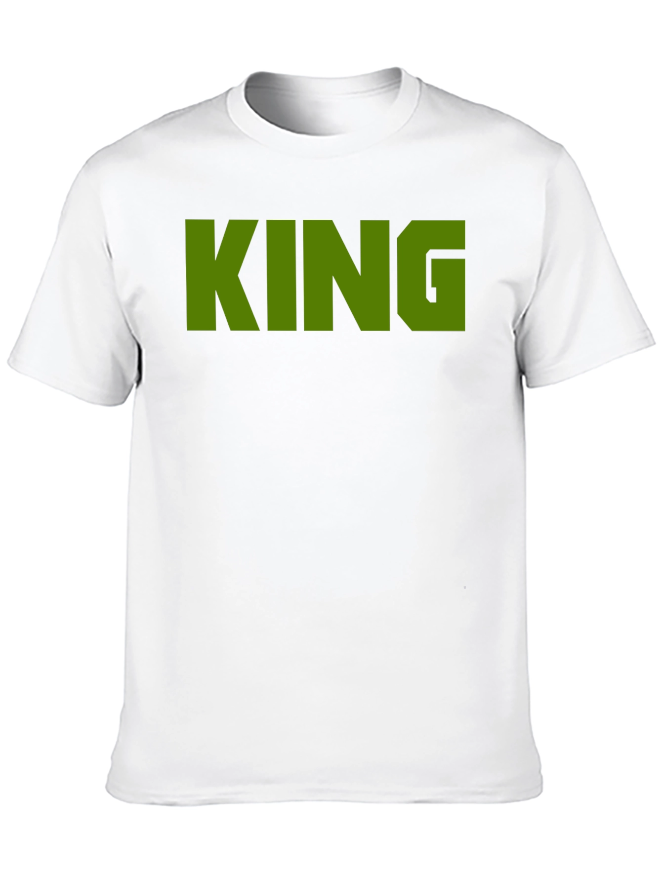 King Graphic Tee - Black Cotton T-Shirt