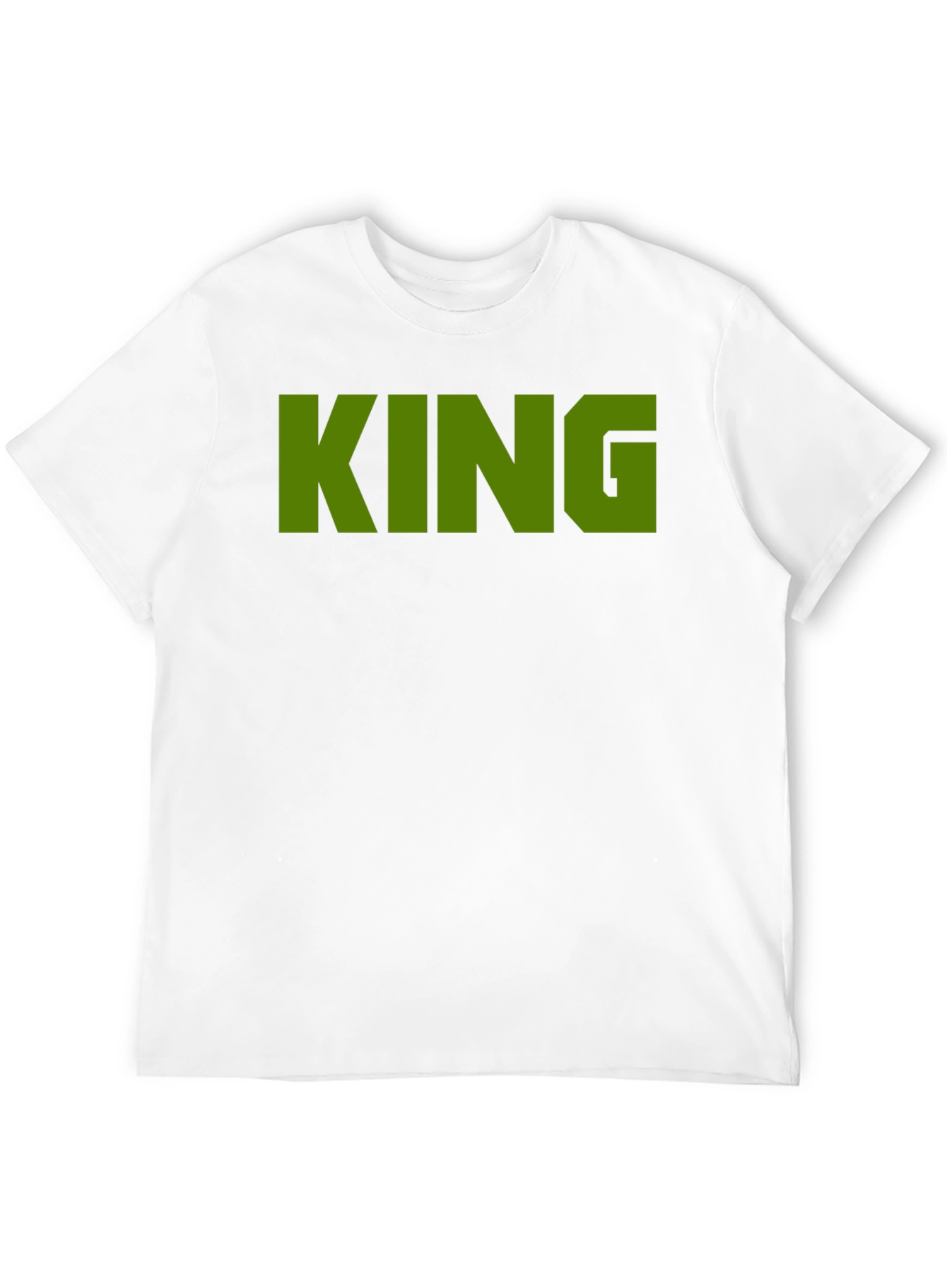 King Graphic Tee - Black Cotton T-Shirt