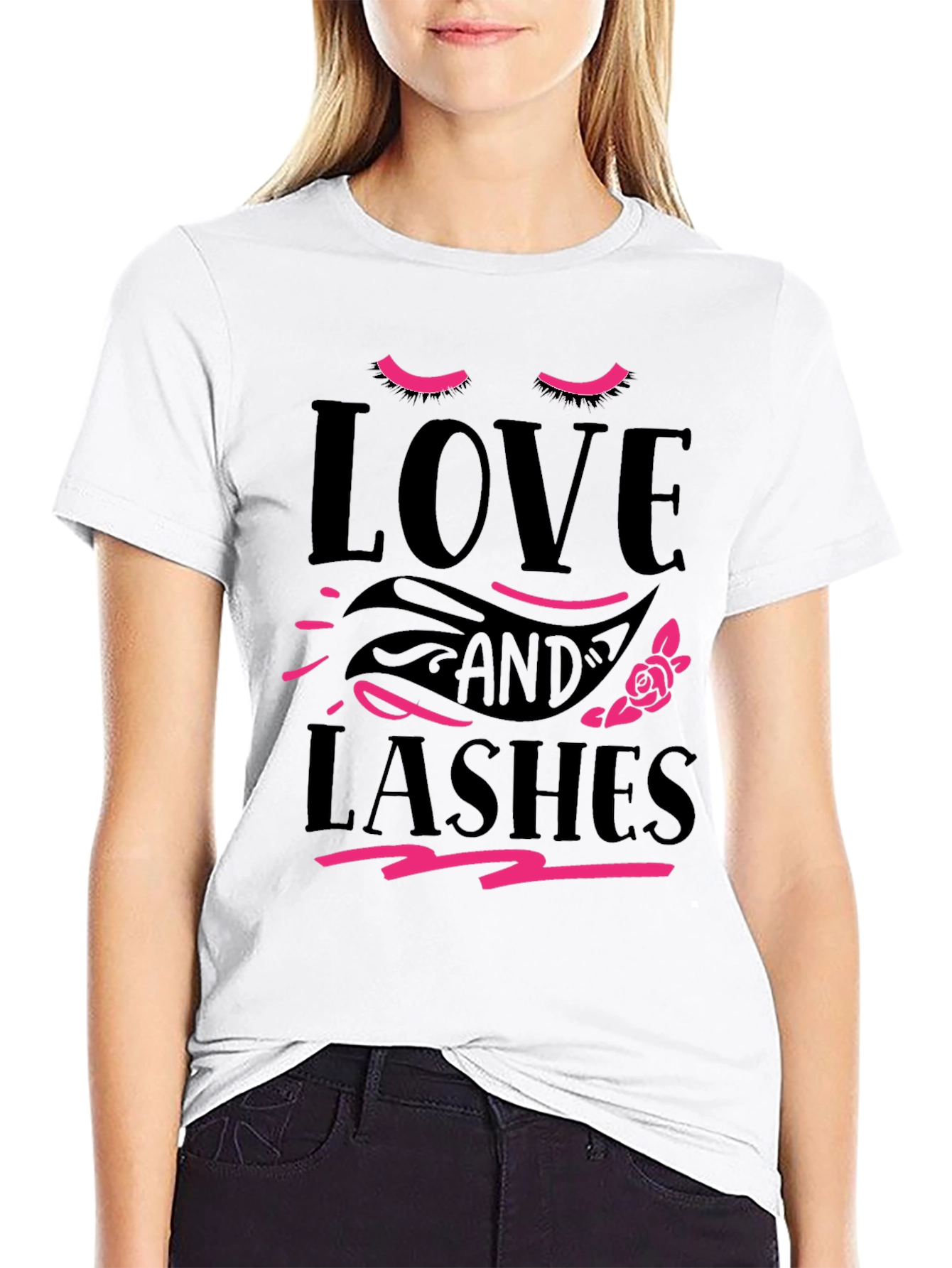 Love and Lashes Graphic Tee
