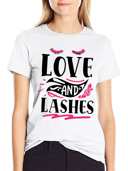 Love and Lashes Graphic Tee