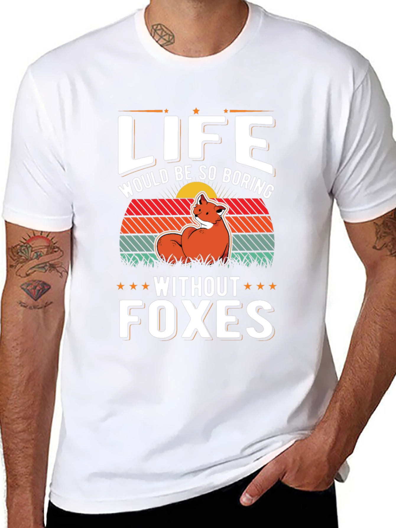 Life Without Foxes Boring T-Shirt