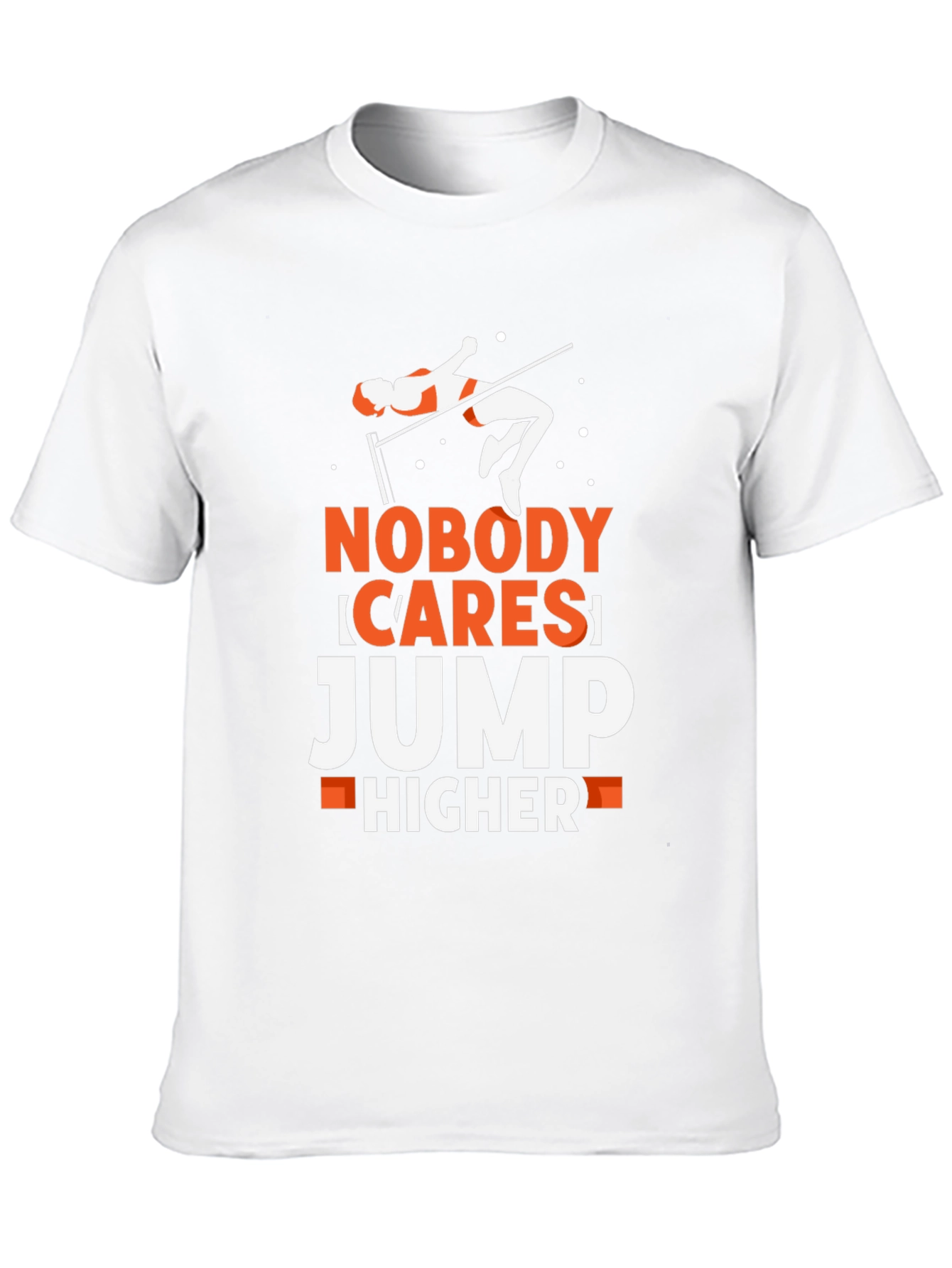 Motivational High Jump Graphic T-Shirt