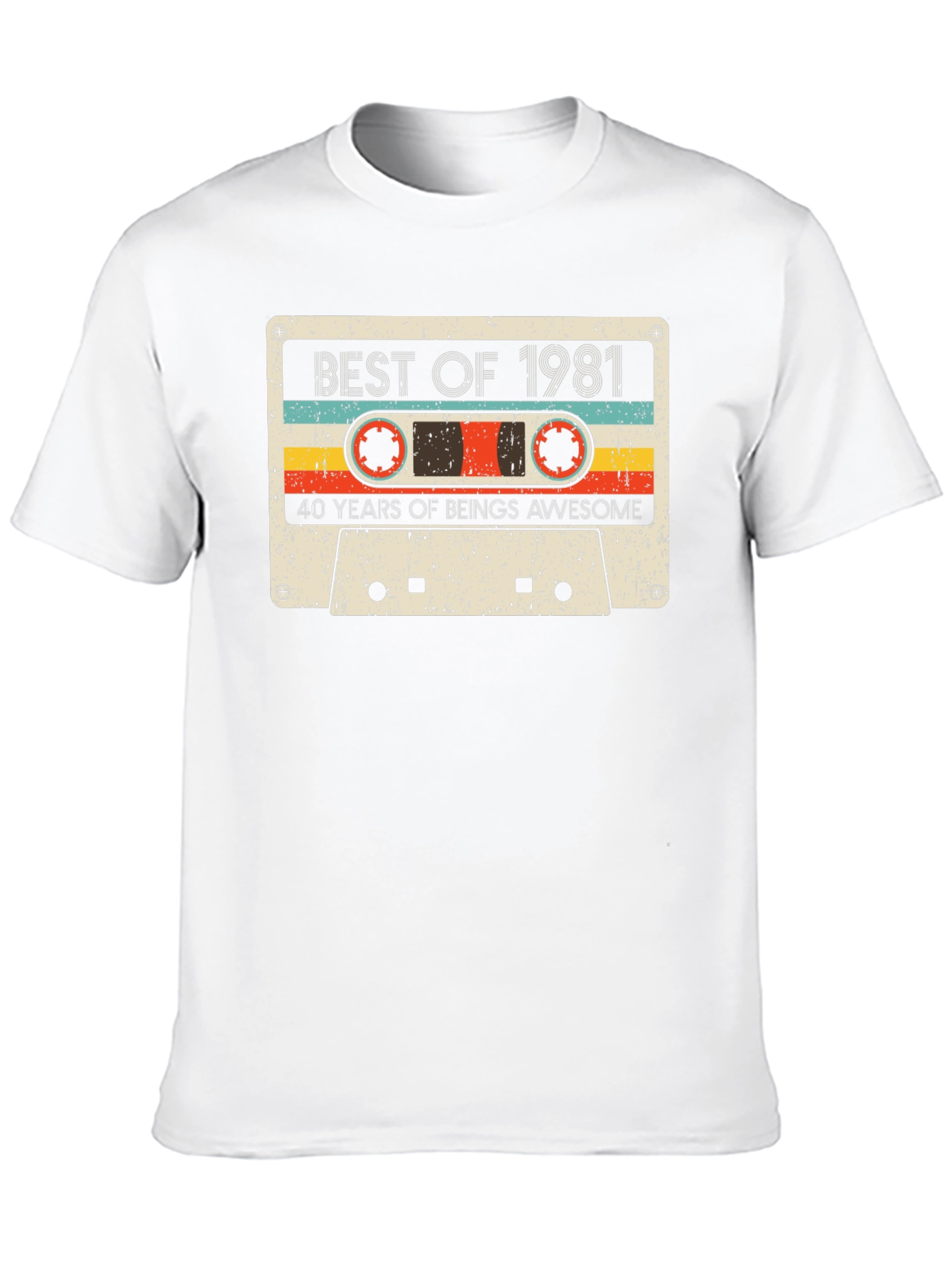Best of 1981 Retro Cassette T-Shirt