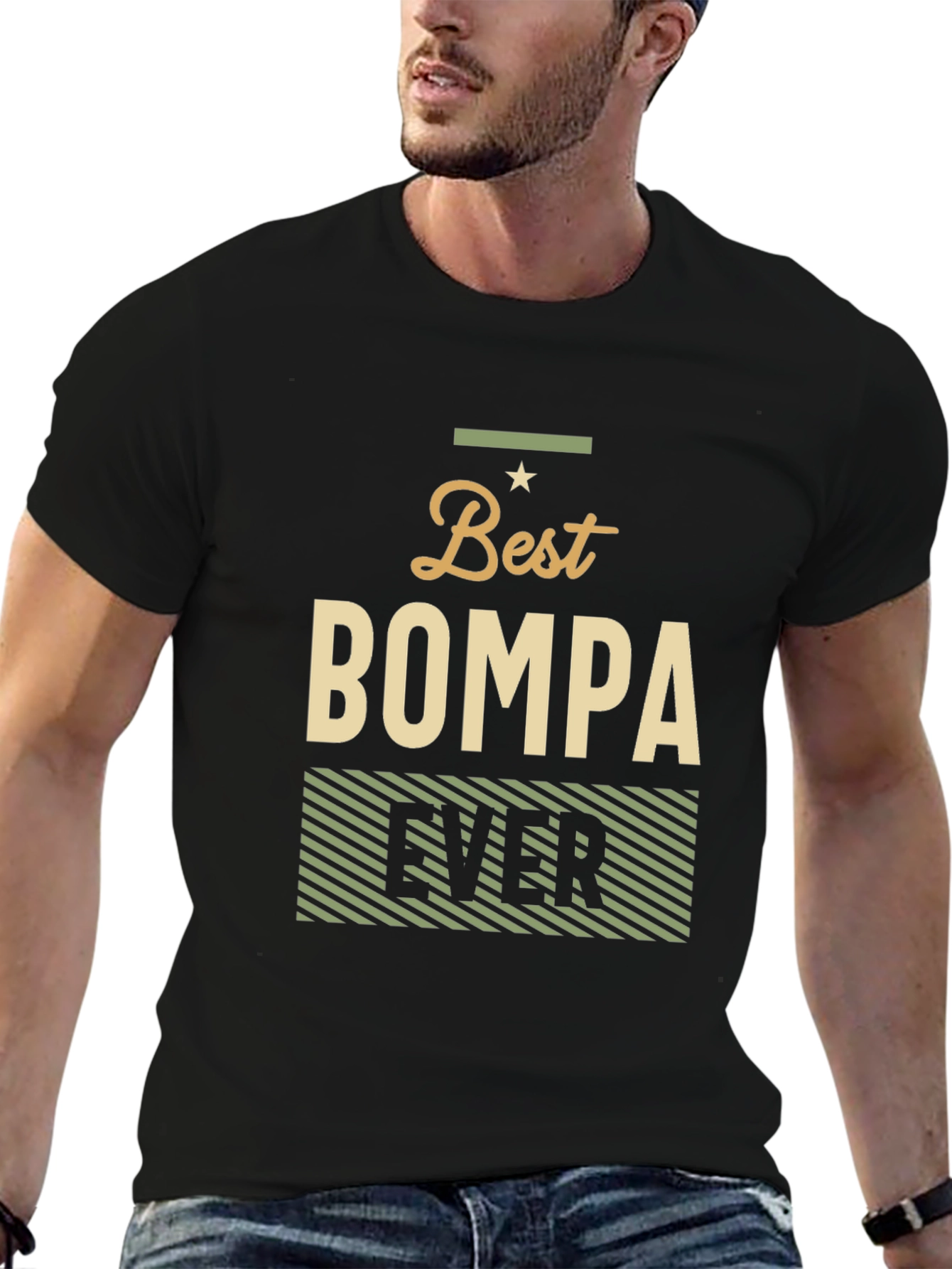 Best BOMPA Ever T-Shirt - Grandfather Gift