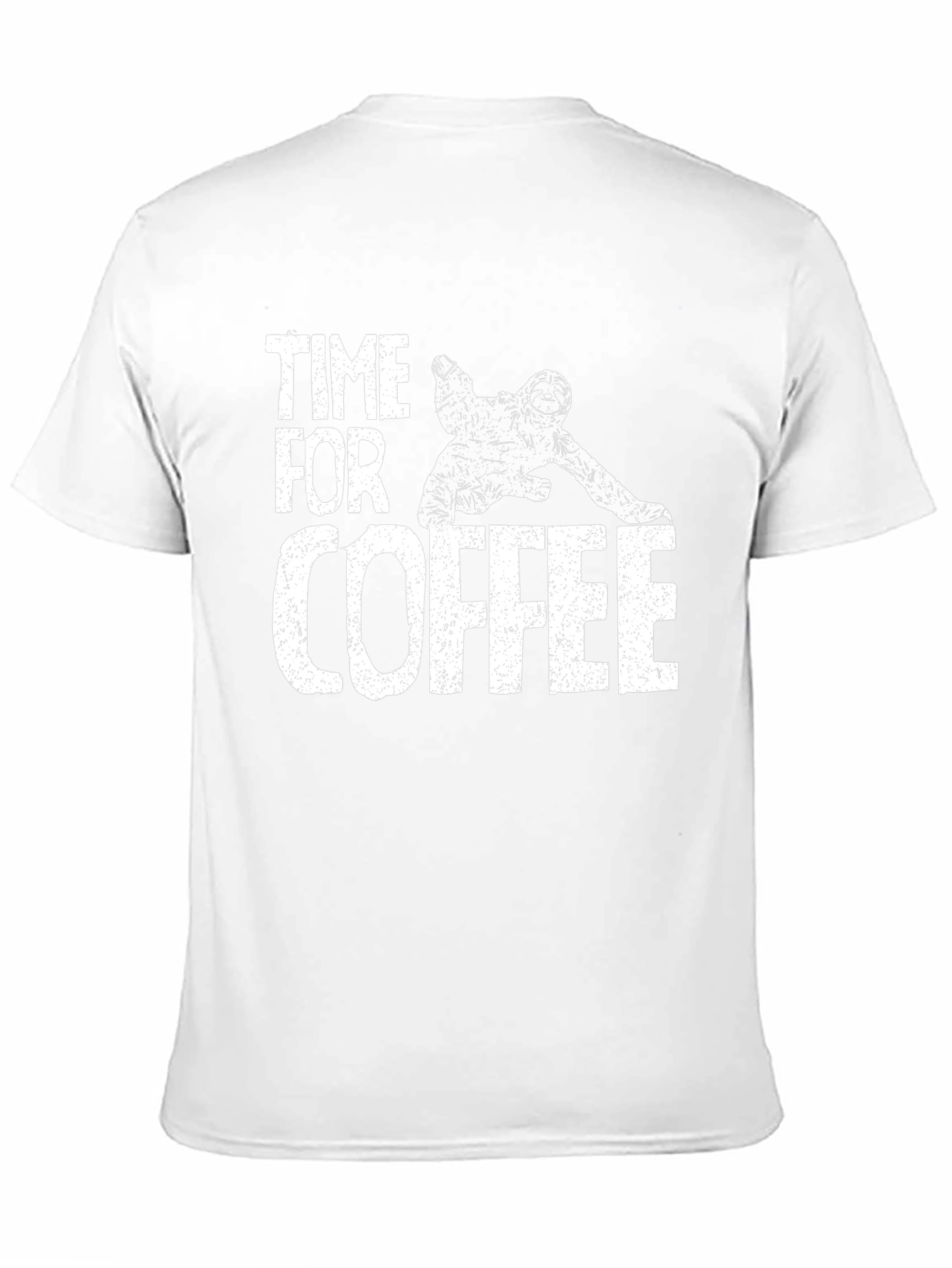 Time for Coffee Sloth Graphic T-Shirt