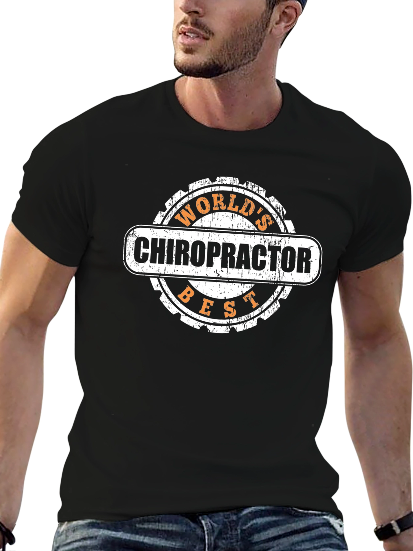 Worlds Best Chiropractor T-Shirt - Black