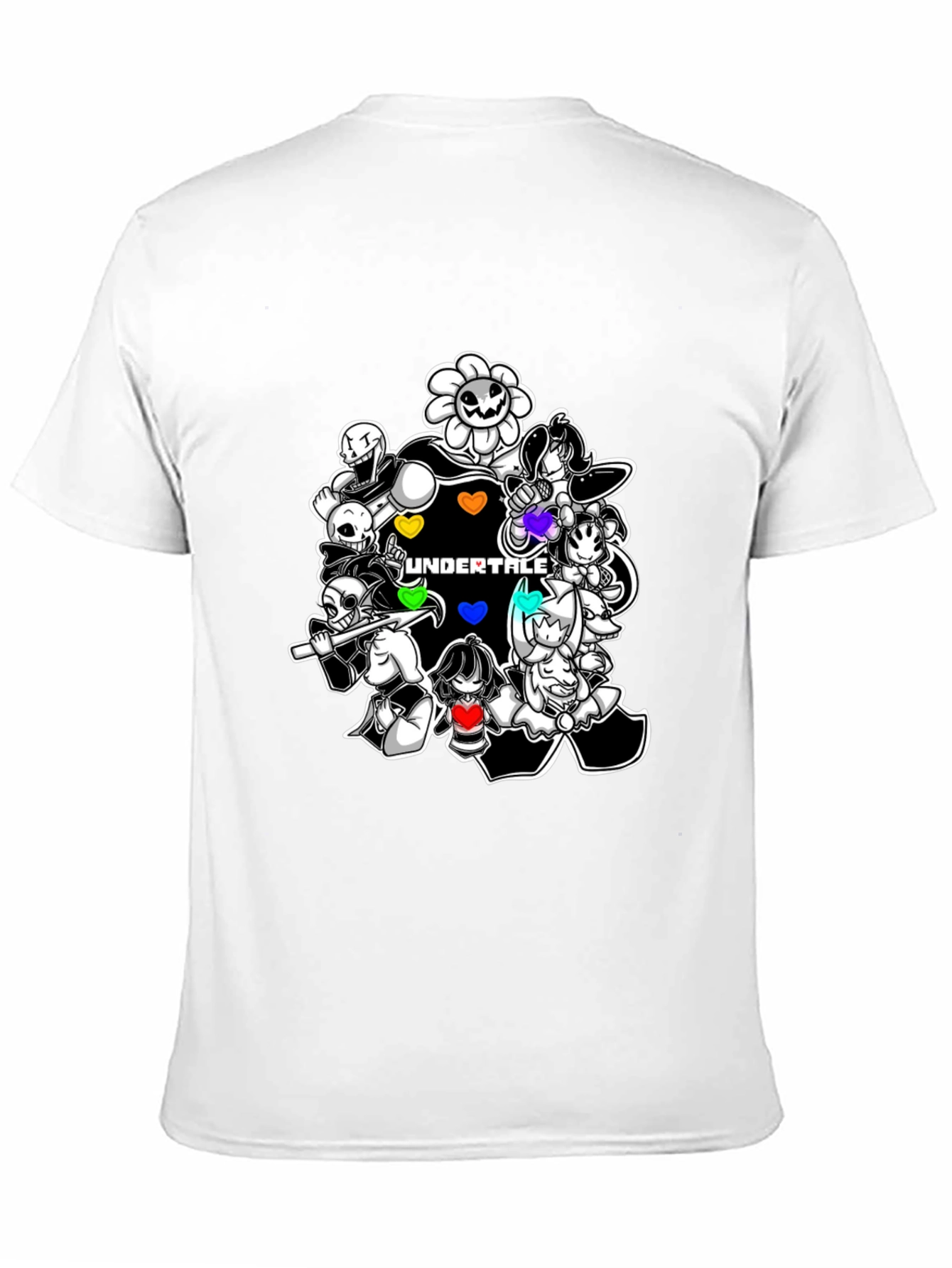 Undertale Characters Black T-Shirt