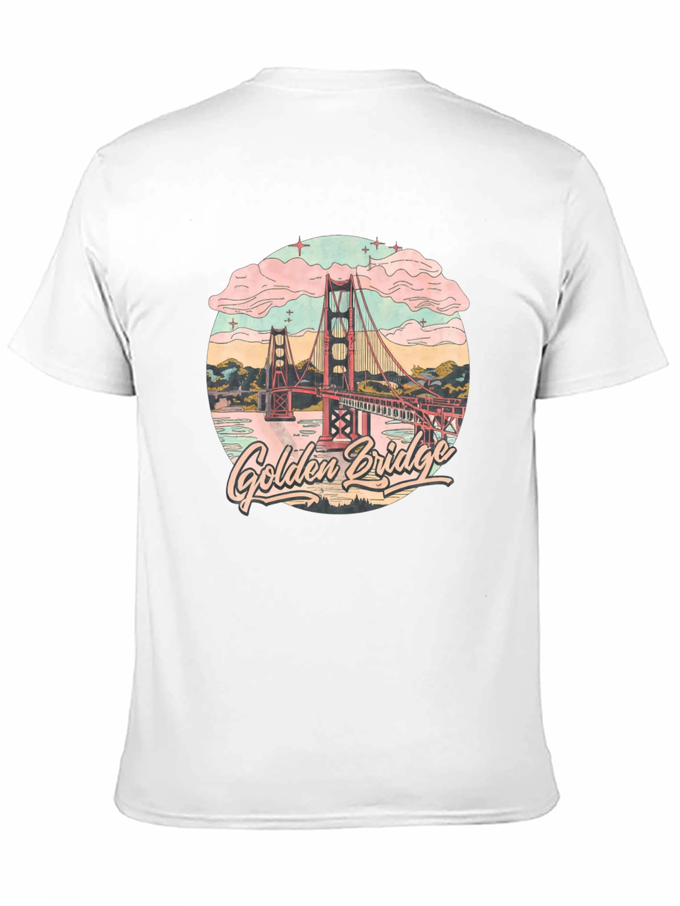 Golden Gate Bridge Graphic Tee - Retro Style