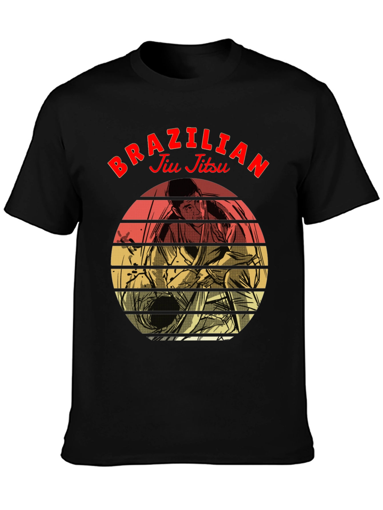 Brazilian Jiu Jitsu Graphic Tee - Black