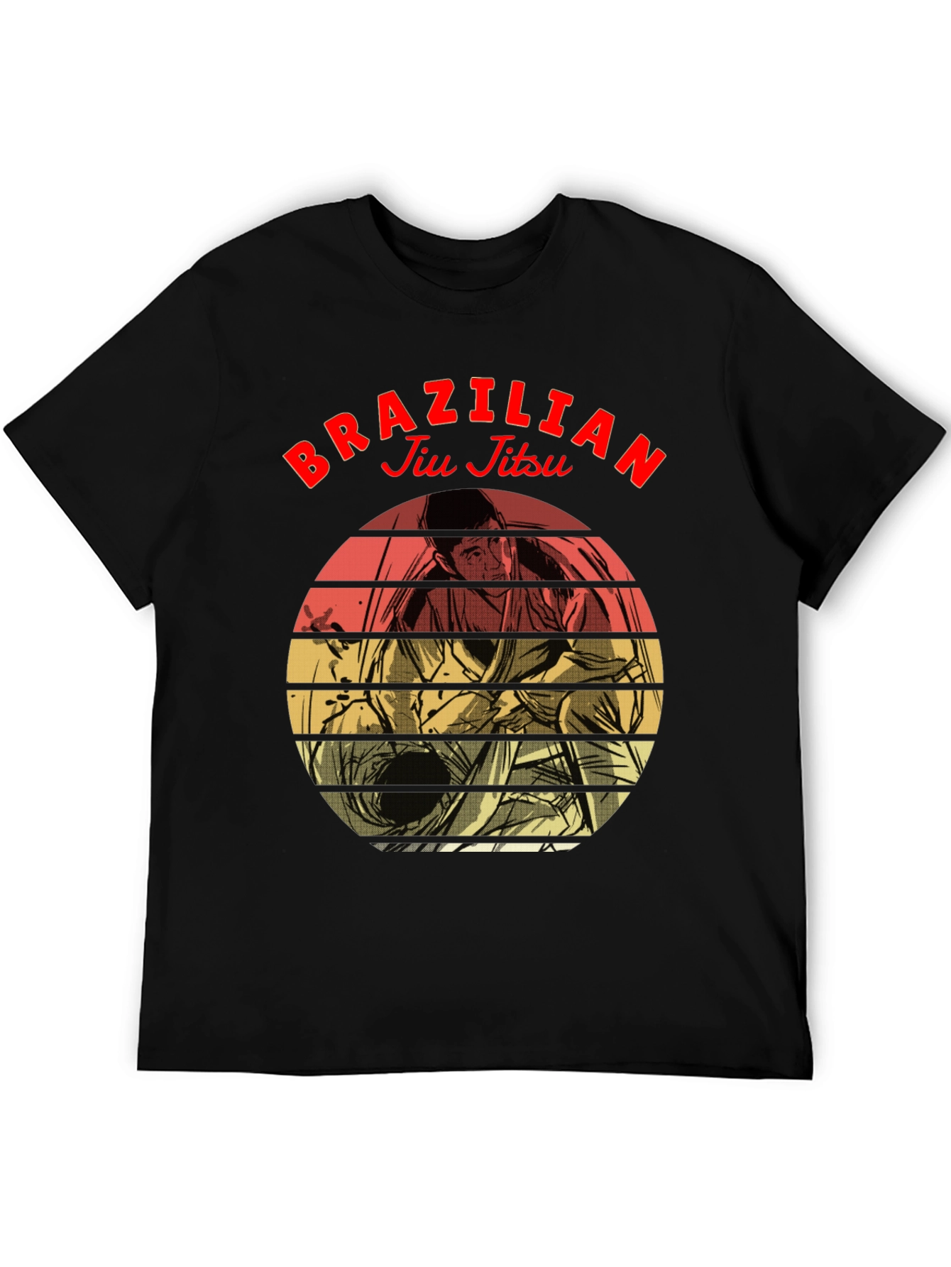 Brazilian Jiu Jitsu Graphic Tee - Black
