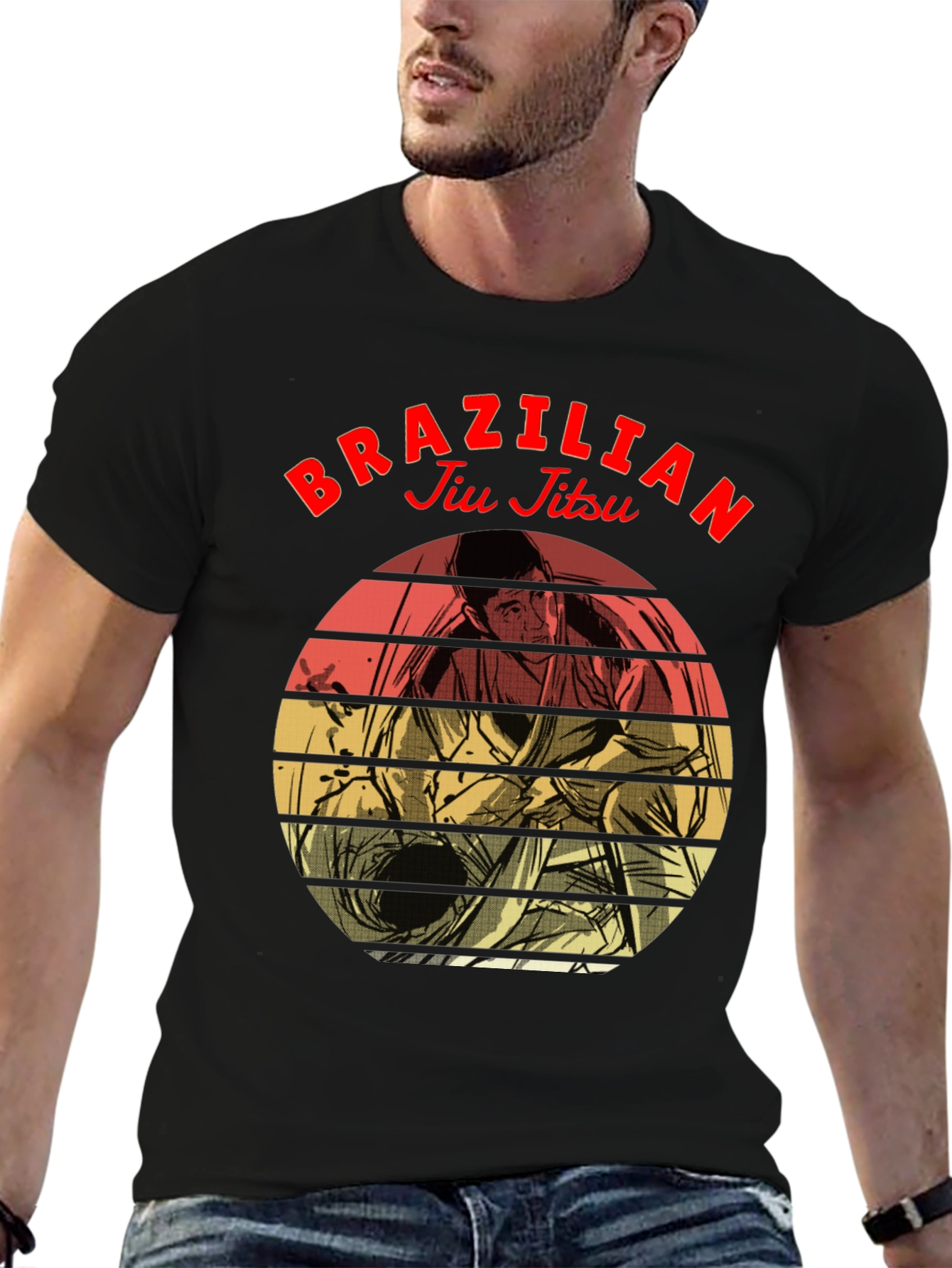 Brazilian Jiu Jitsu Graphic Tee - Black