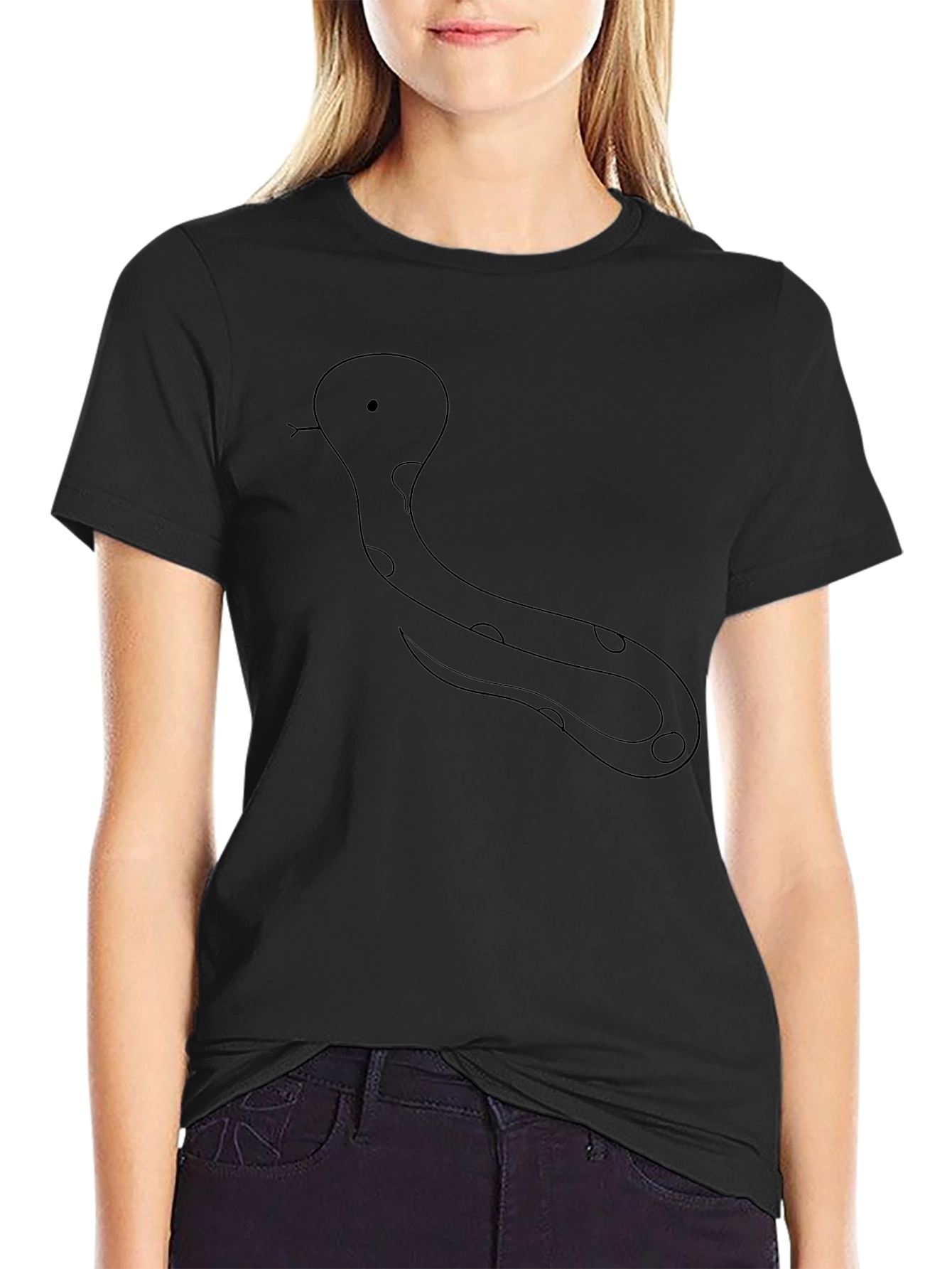 Black Snake Graphic T-Shirt