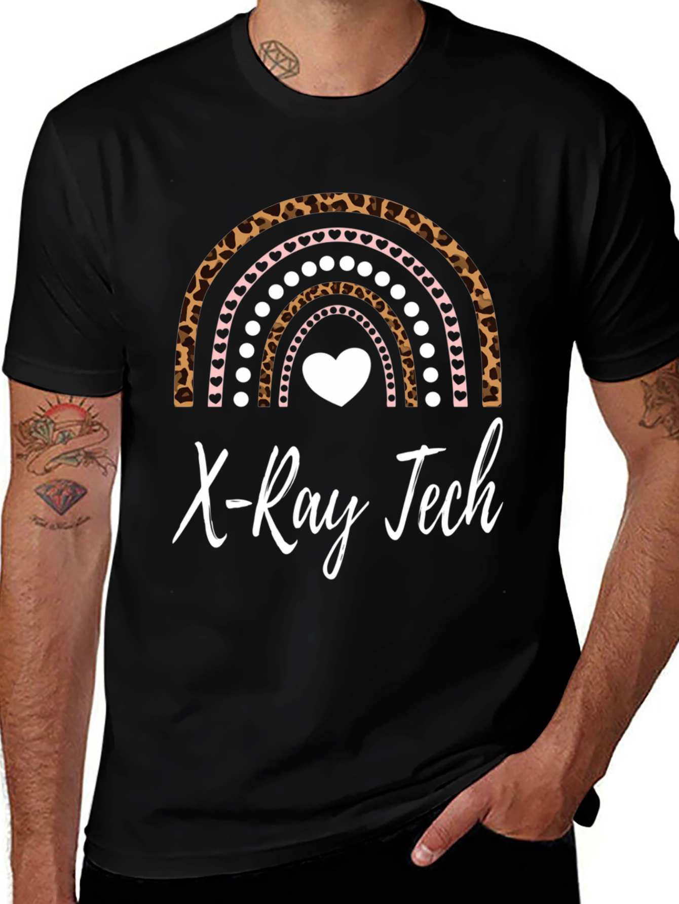 X-Ray Tech Rainbow Graphic T-Shirt