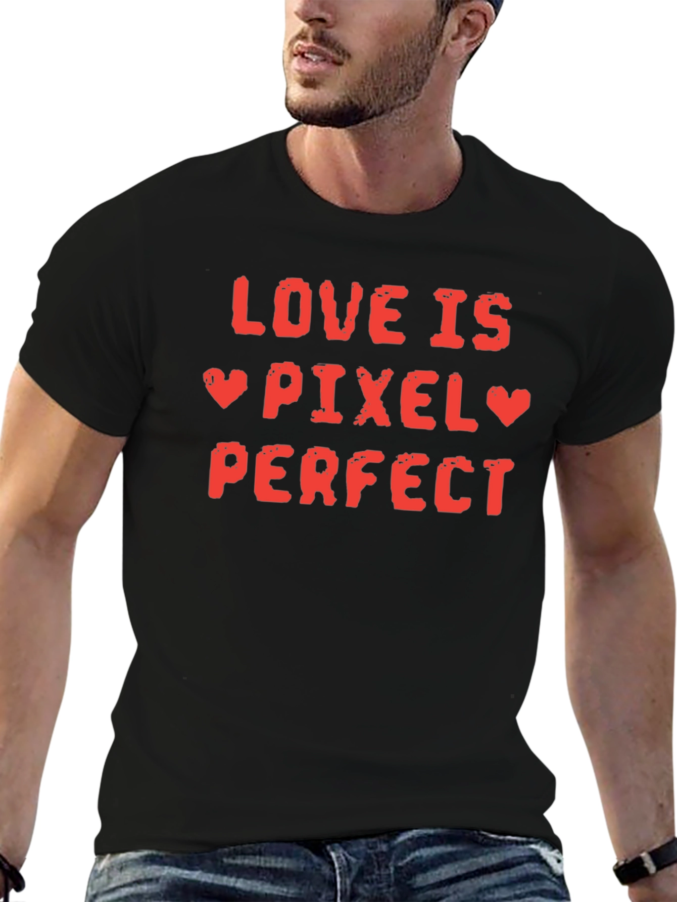Love Is Pixel Perfect Graphic T-Shirt