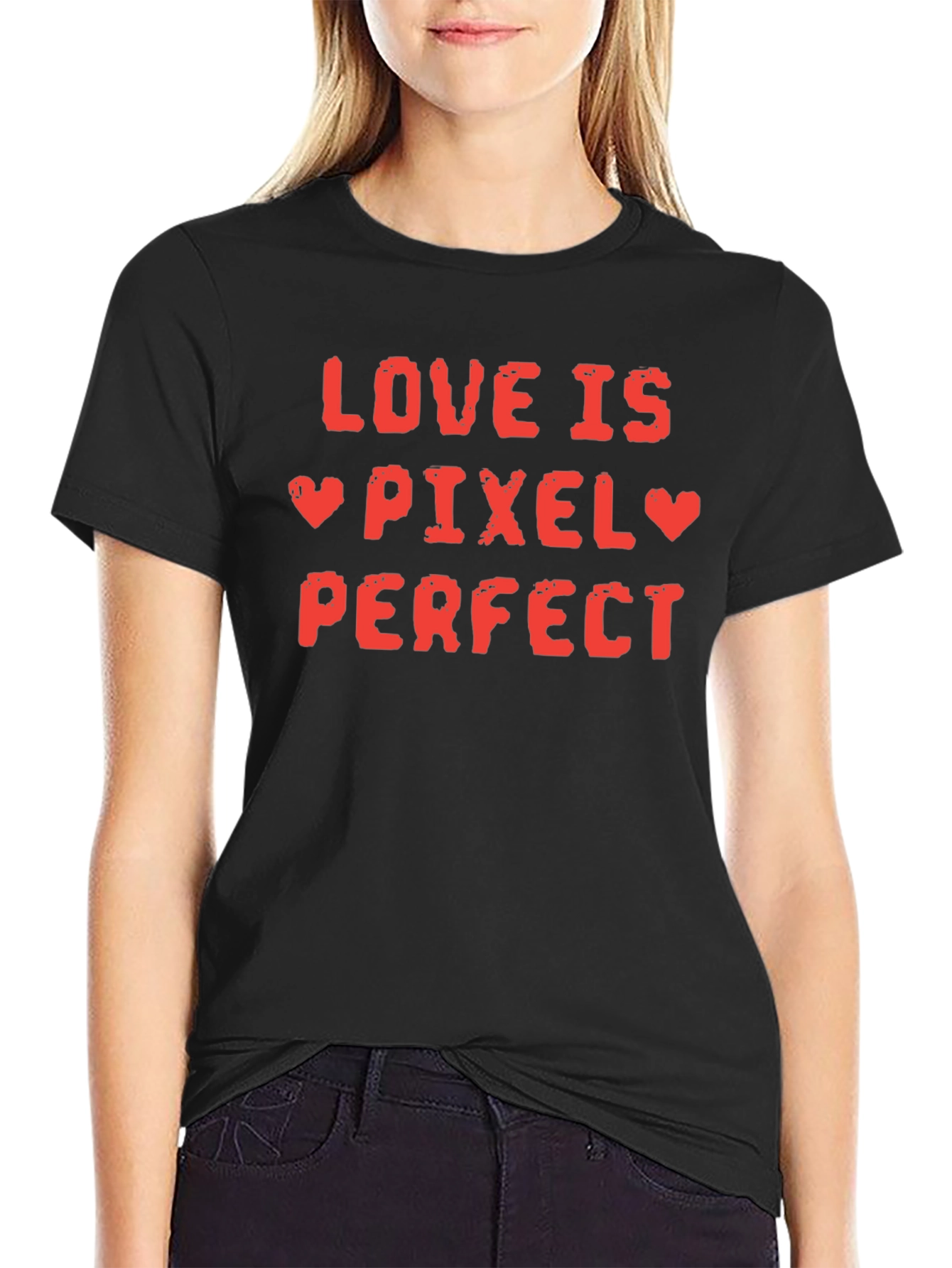 Love Is Pixel Perfect Graphic T-Shirt