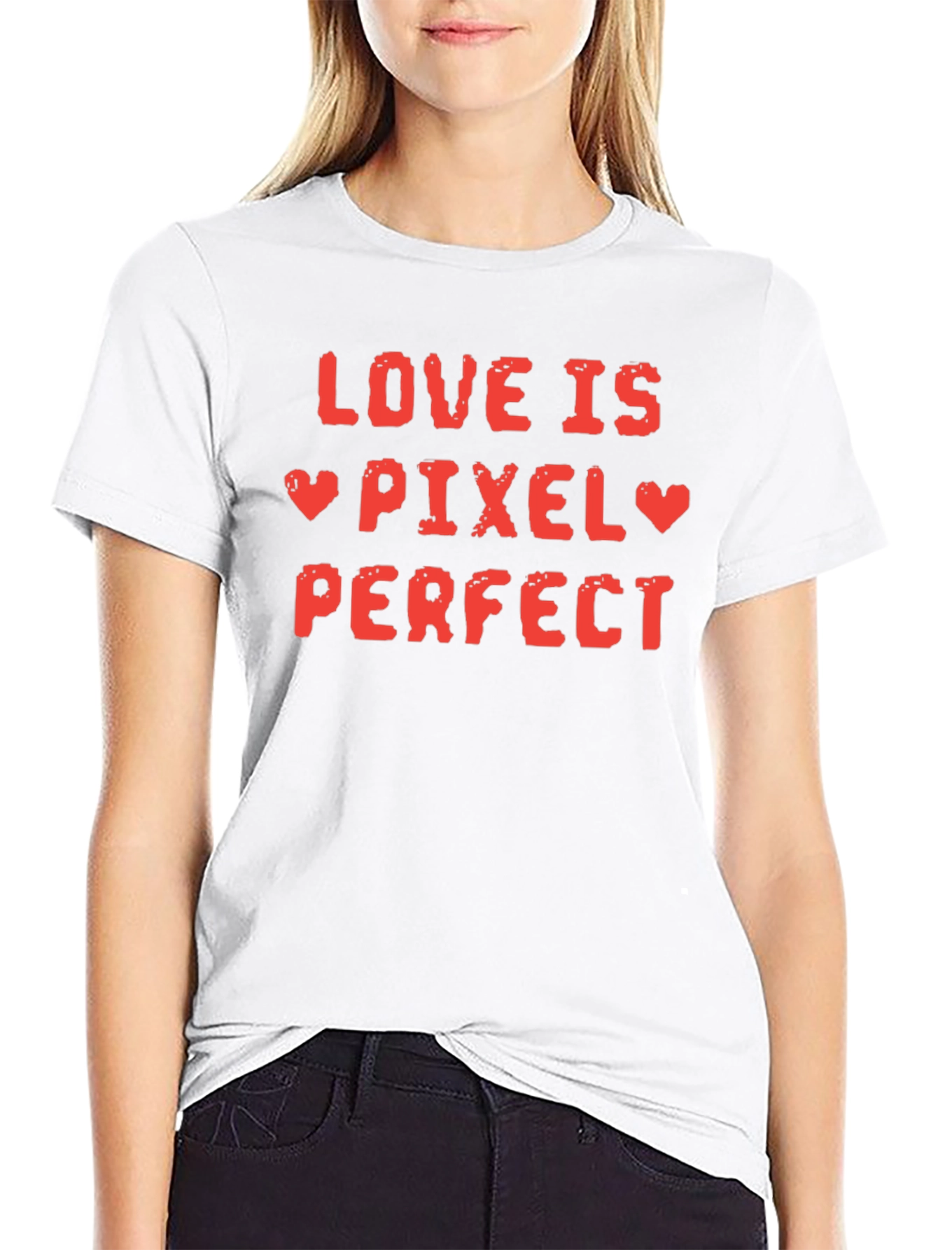 Love Is Pixel Perfect Graphic T-Shirt