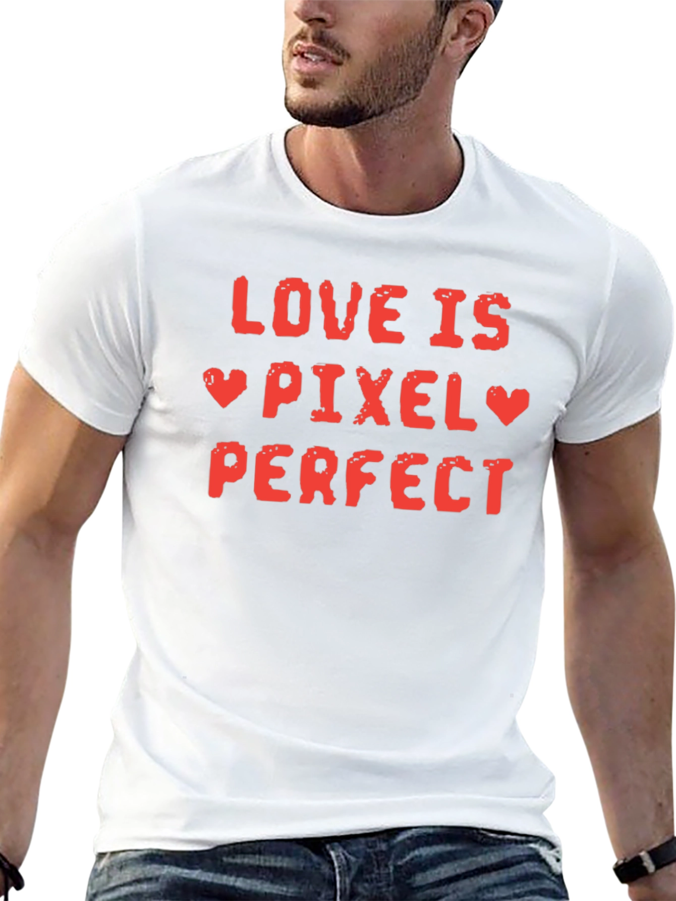 Love Is Pixel Perfect Graphic T-Shirt