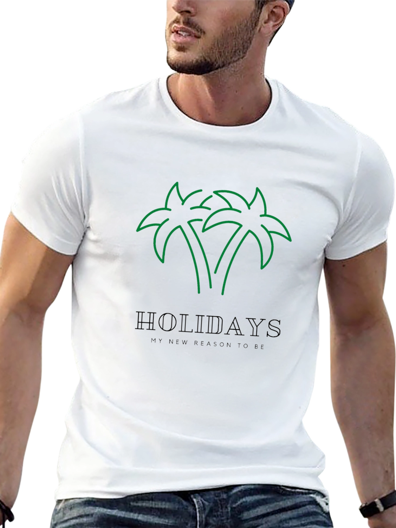 Holiday Palm Tree Graphic Tee