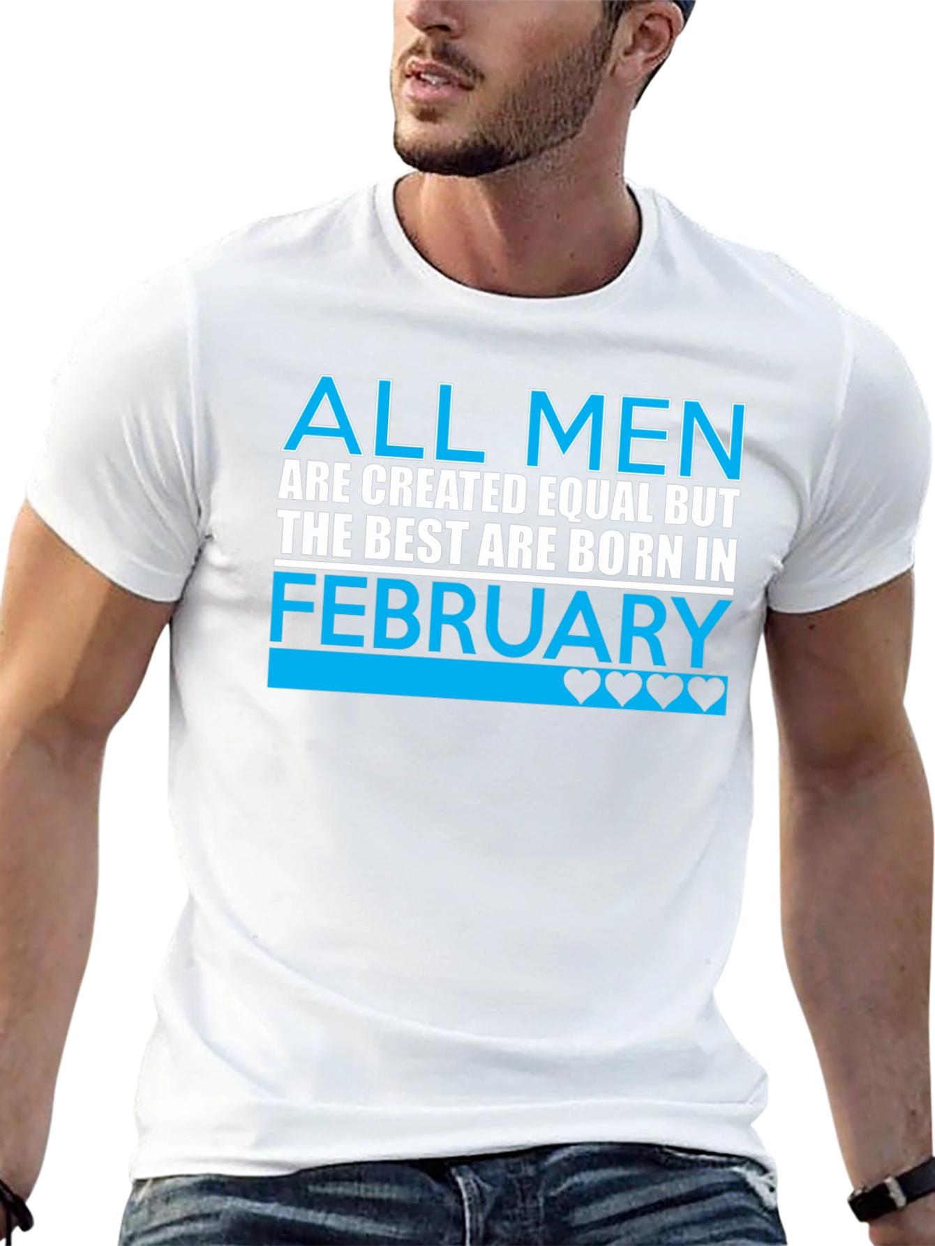 Best Men are Born in February T-Shirt