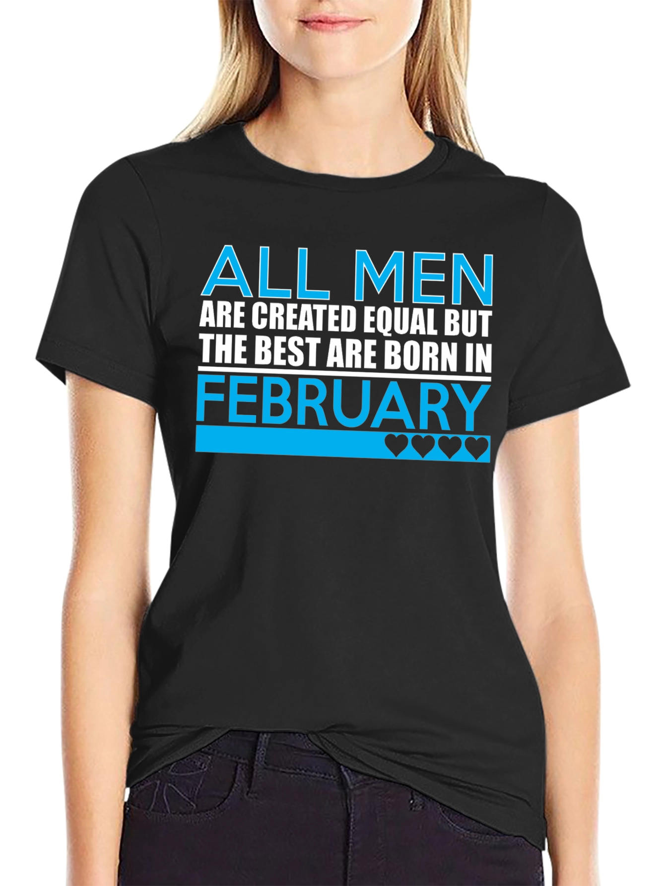 Best Men are Born in February T-Shirt