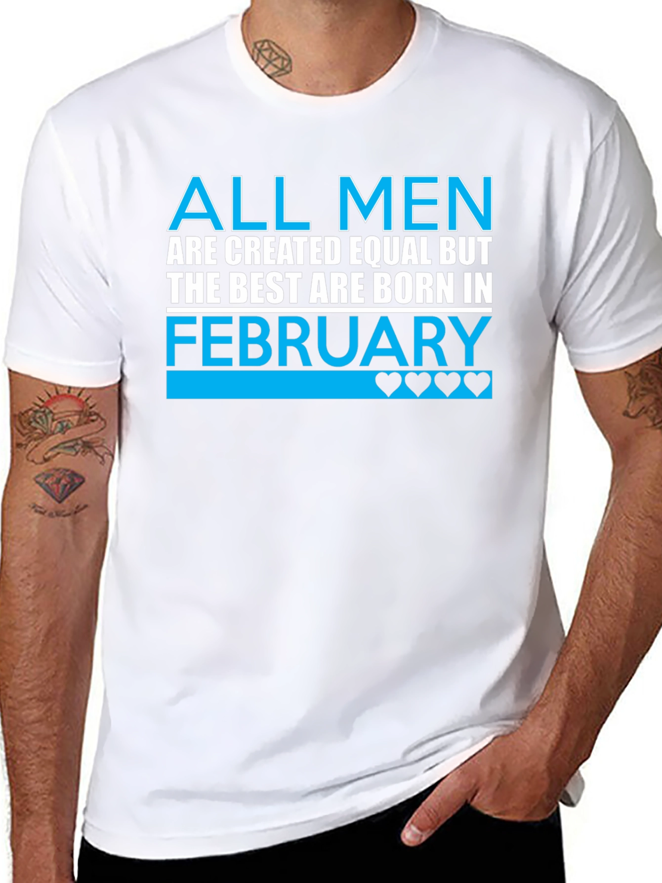 Best Men are Born in February T-Shirt