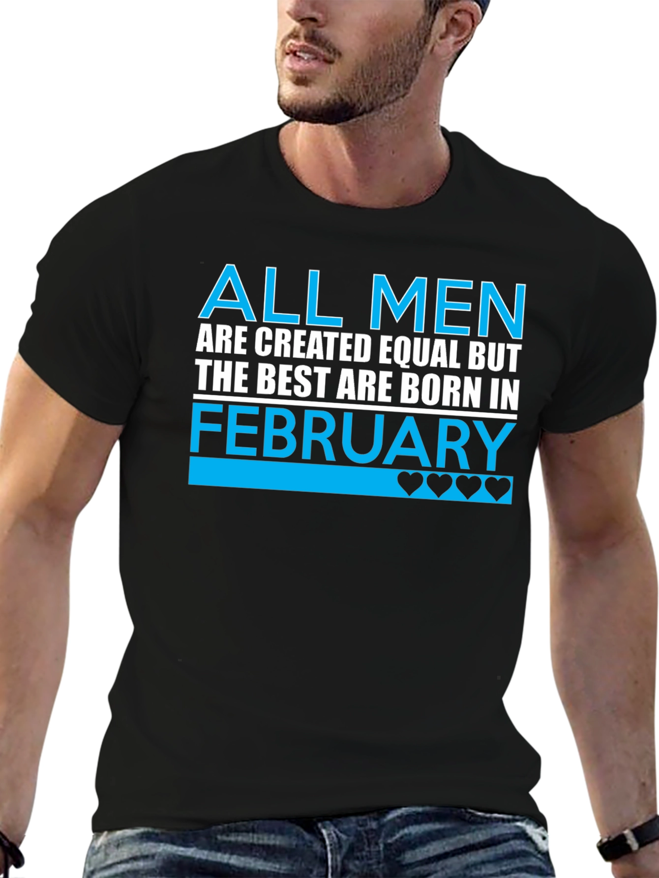 Best Men are Born in February T-Shirt