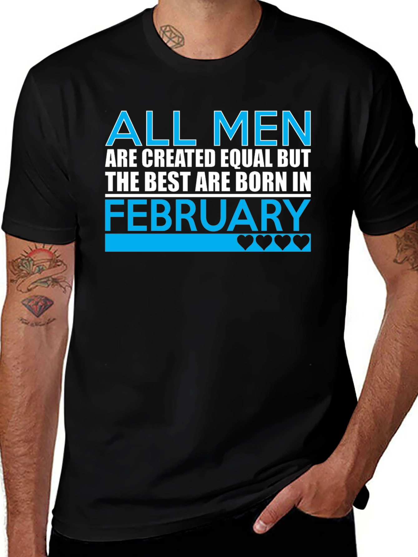 Best Men are Born in February T-Shirt