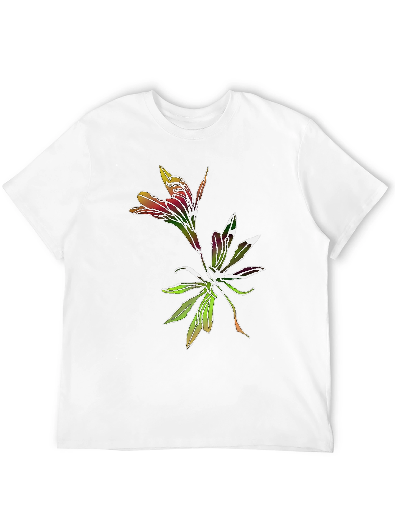 Floral Graphic Tee - Stylish Botanical Print