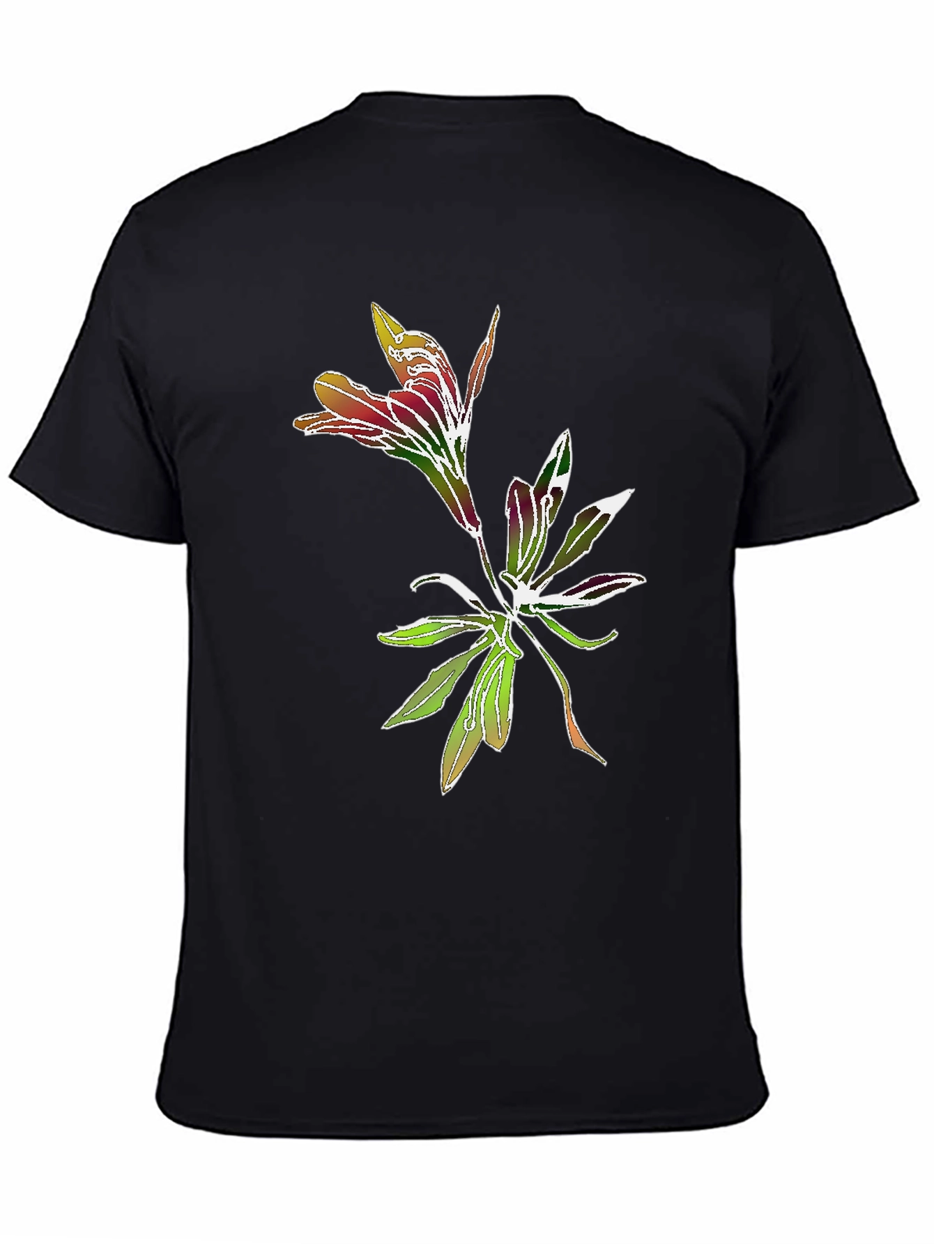 Floral Graphic Tee - Stylish Botanical Print