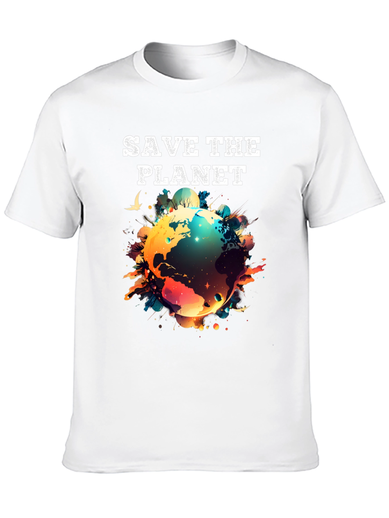 Save the Planet Graphic T-Shirt - Eco-Friendly Fashion