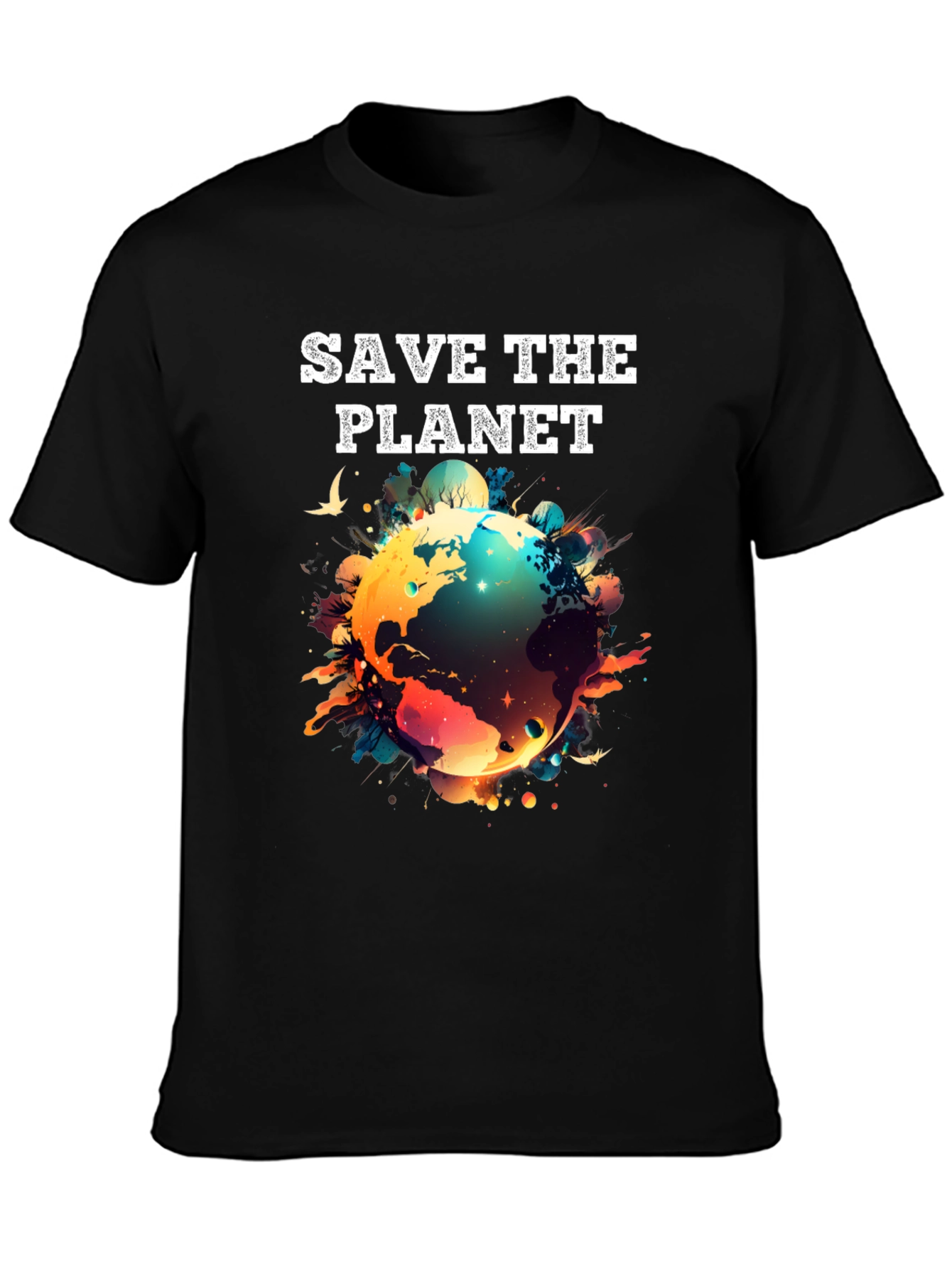 Save the Planet Graphic T-Shirt - Eco-Friendly Fashion