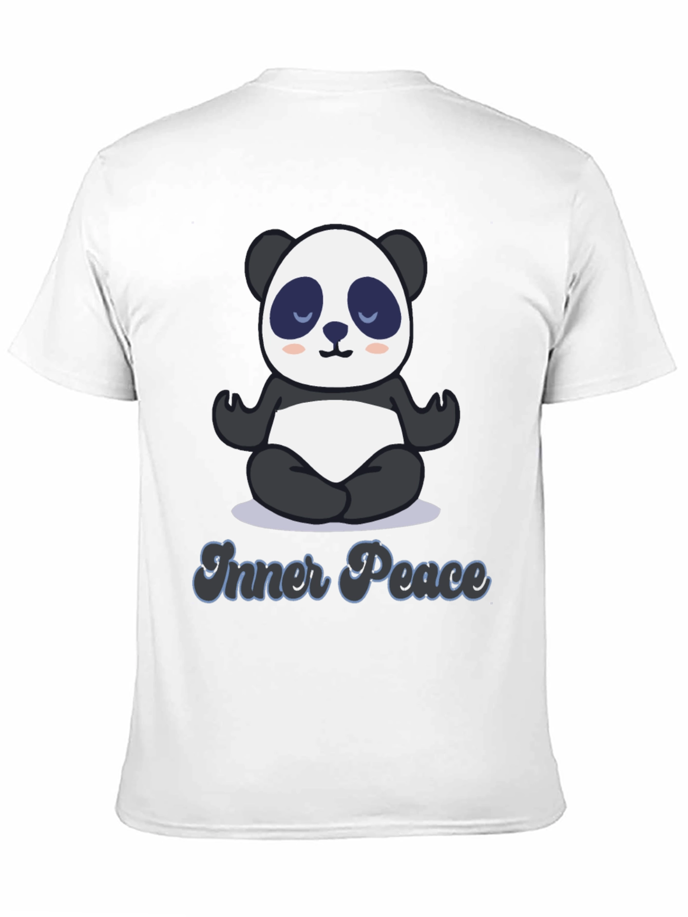 Inner Peace Panda T-Shirt - Meditating Panda