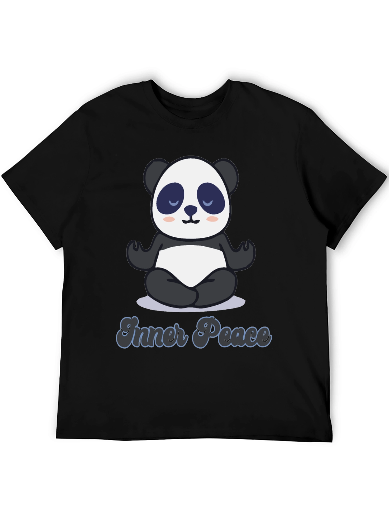 Inner Peace Panda T-Shirt - Meditating Panda