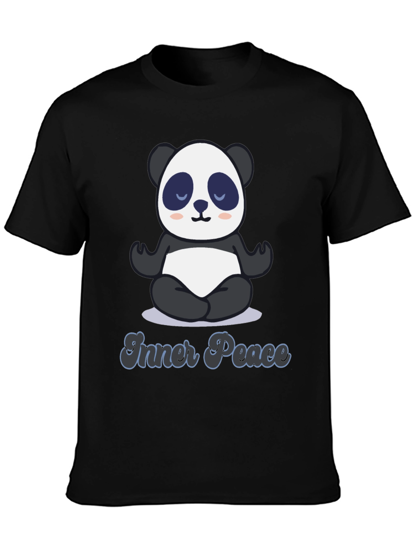 Inner Peace Panda T-Shirt - Meditating Panda