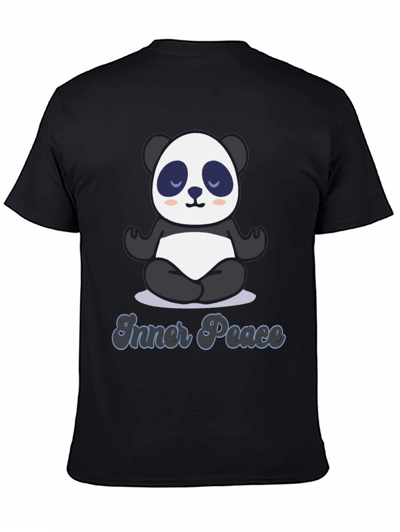 Inner Peace Panda T-Shirt - Meditating Panda